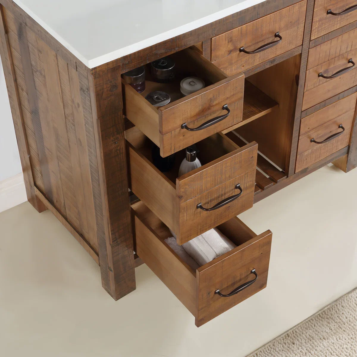 Banff 42" Width Double Bathroom Vanity - Image 5
