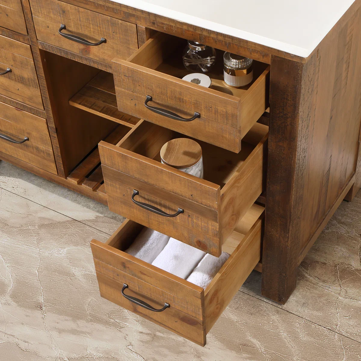 Banff 48" Width Single Bathroom Vanity - Image 4
