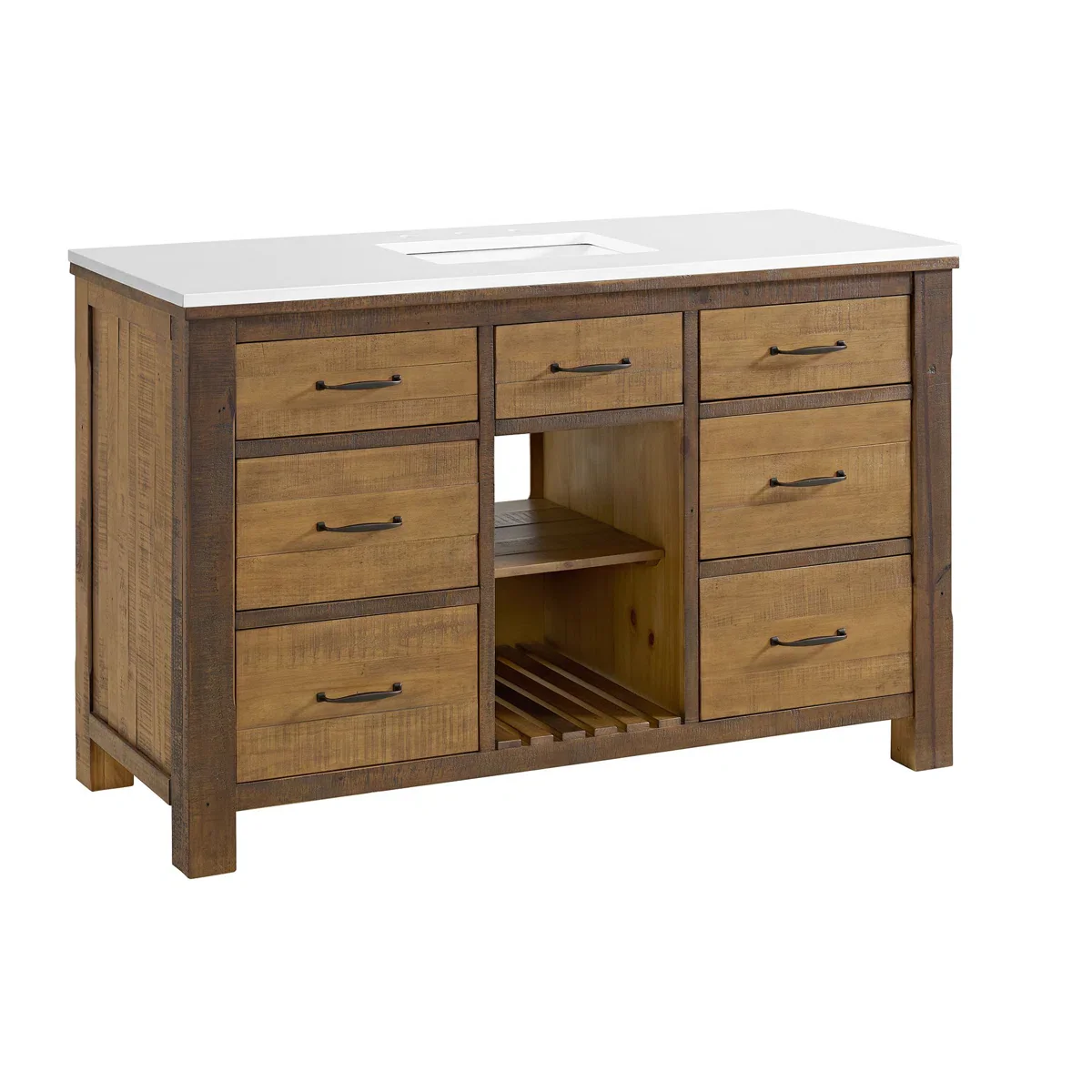 Banff 54" Width Single Bathroom Vanity - Image 3