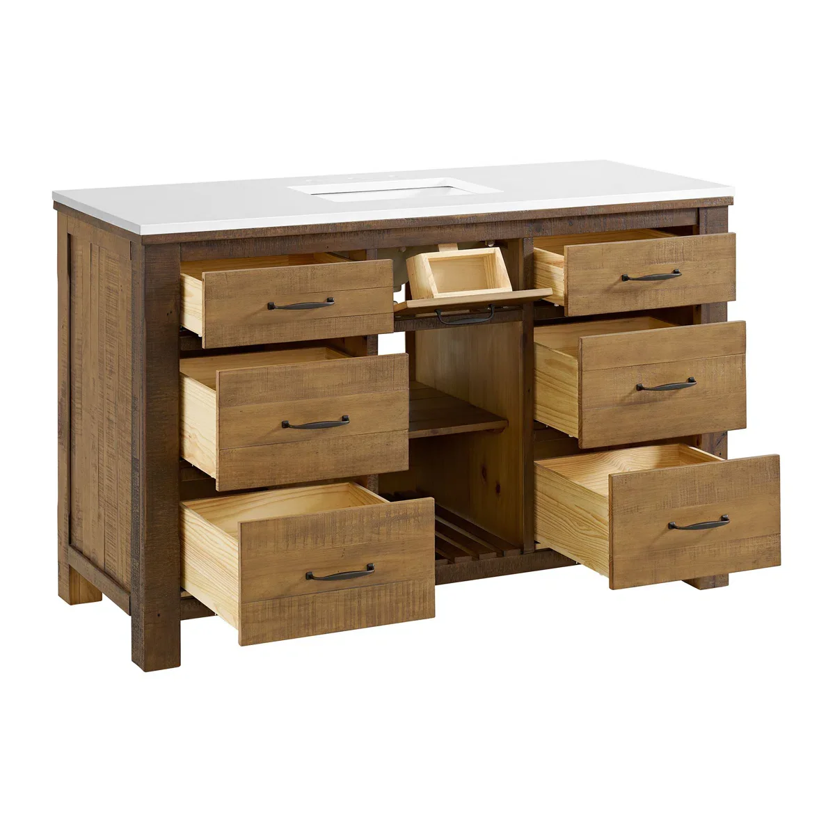 Banff 54" Width Single Bathroom Vanity - Image 4