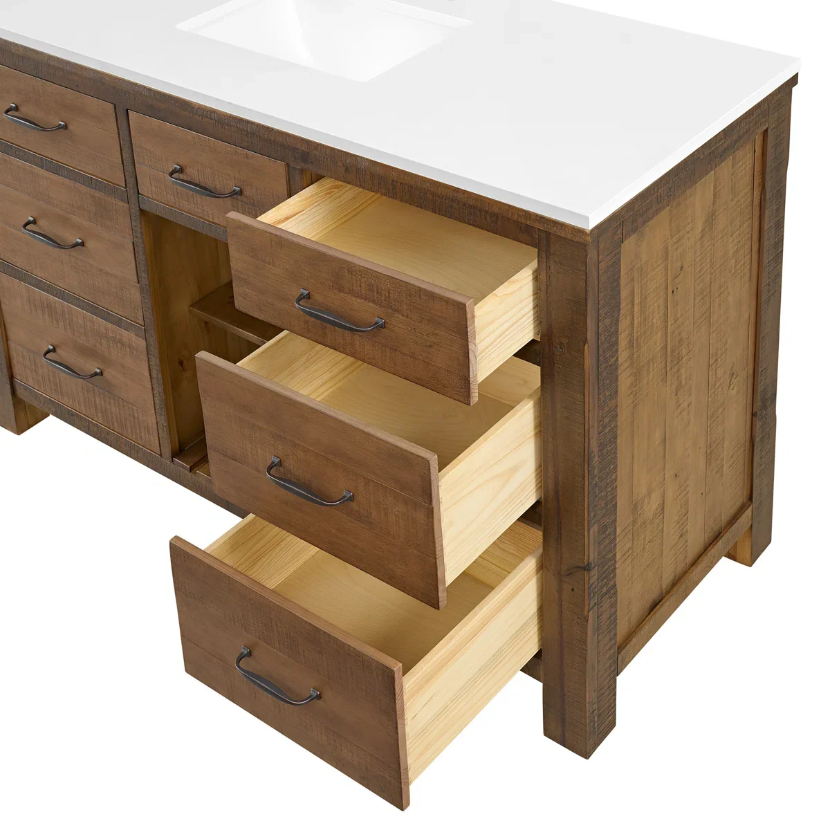 Banff 54" Width Single Bathroom Vanity - Image 5