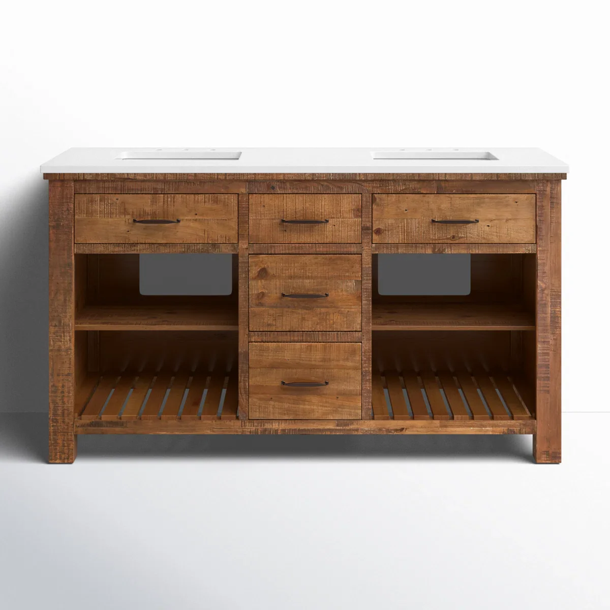 Banff 60" Width Single Bathroom Vanity - Image 3
