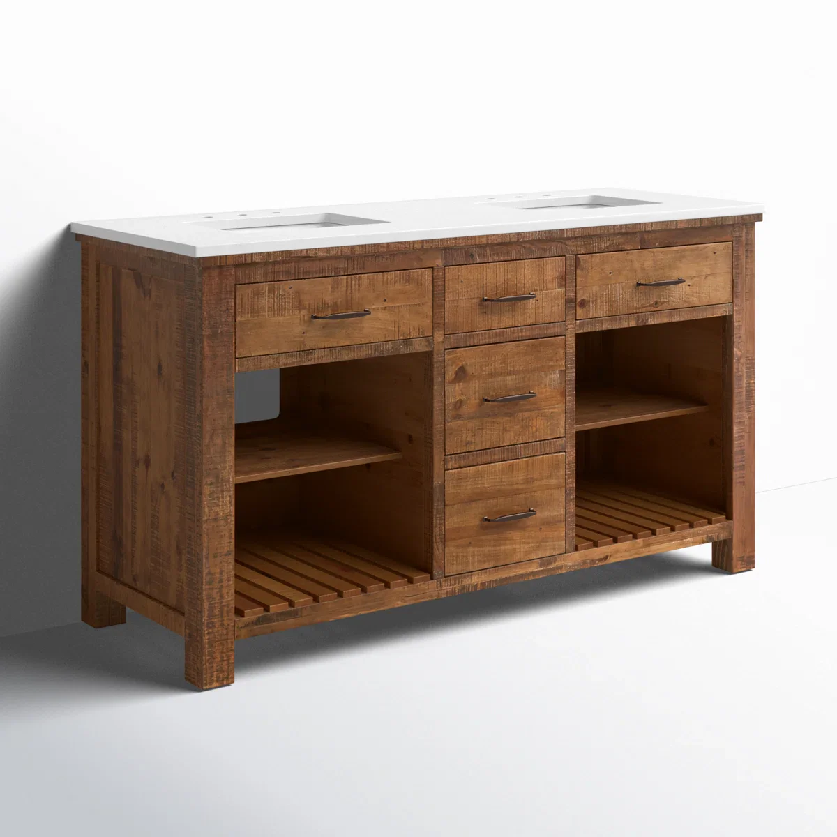 Banff 60" Width Single Bathroom Vanity - Image 4