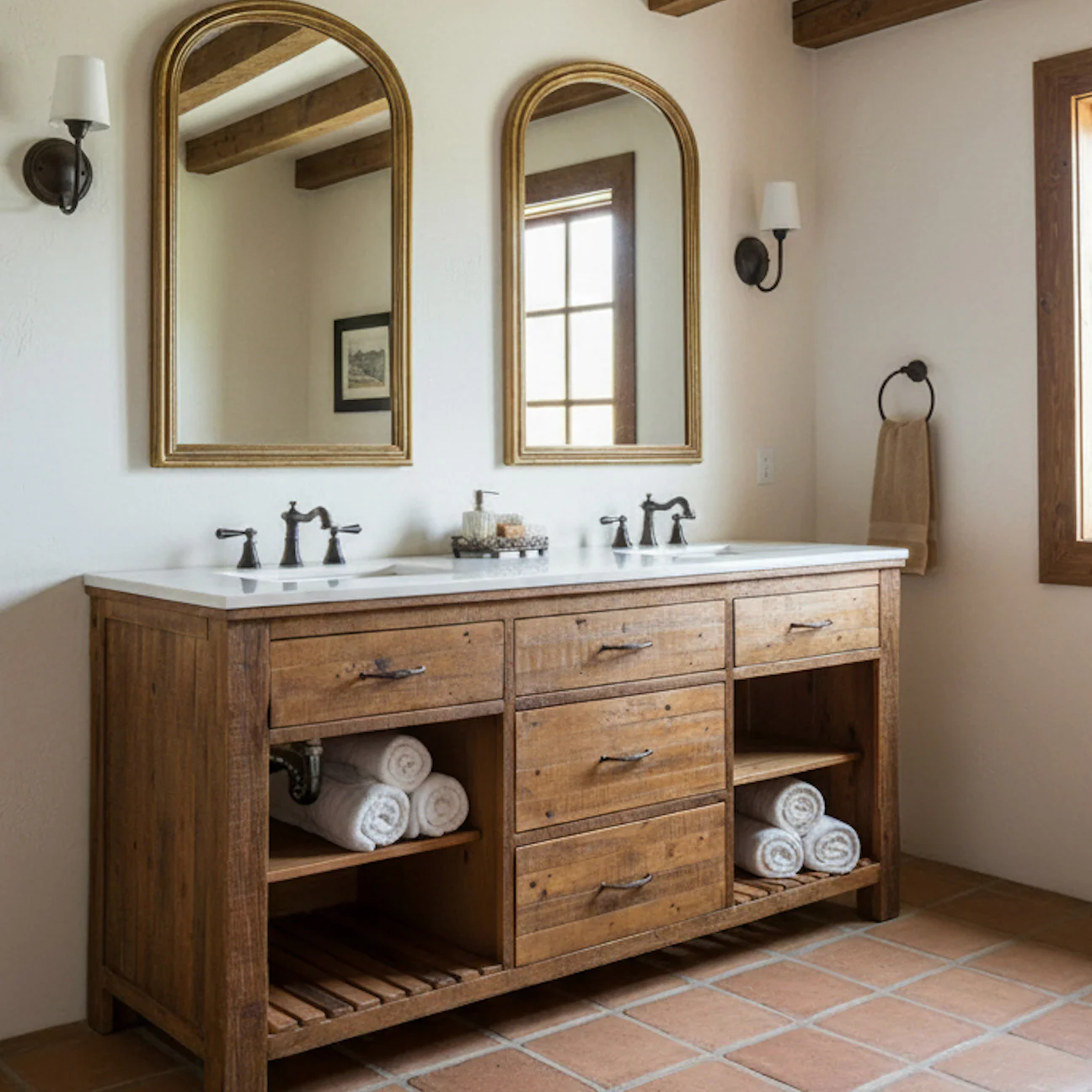 Banff 72" Width Double Bathroom Vanity - Image 2