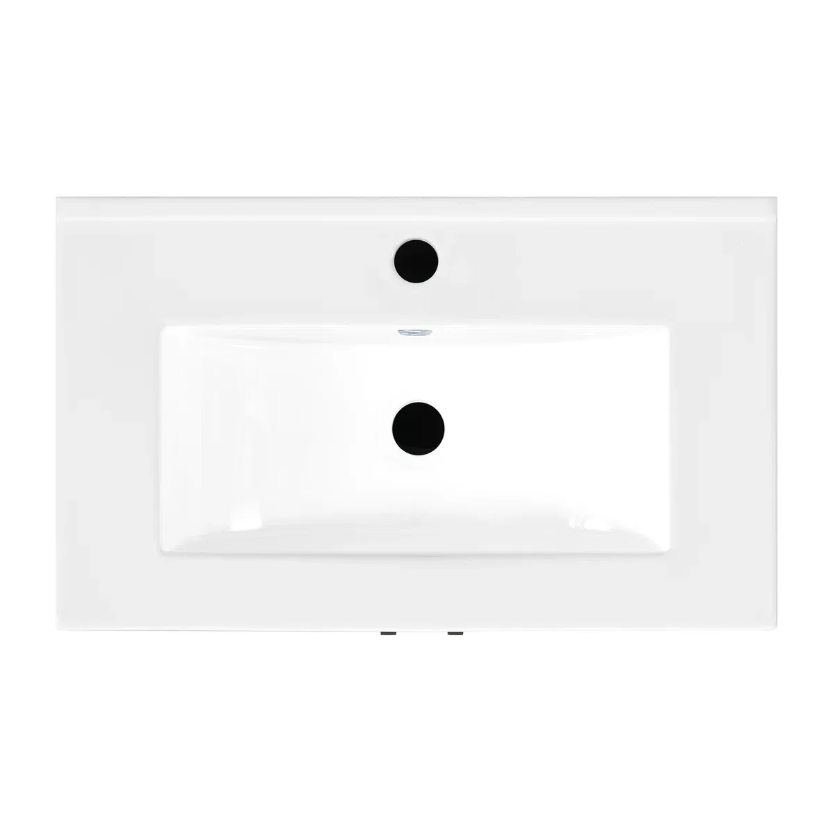 Bergen 24"W x 14"D Single Bathroom Vanity | White Porcelain Countertop - Image 9