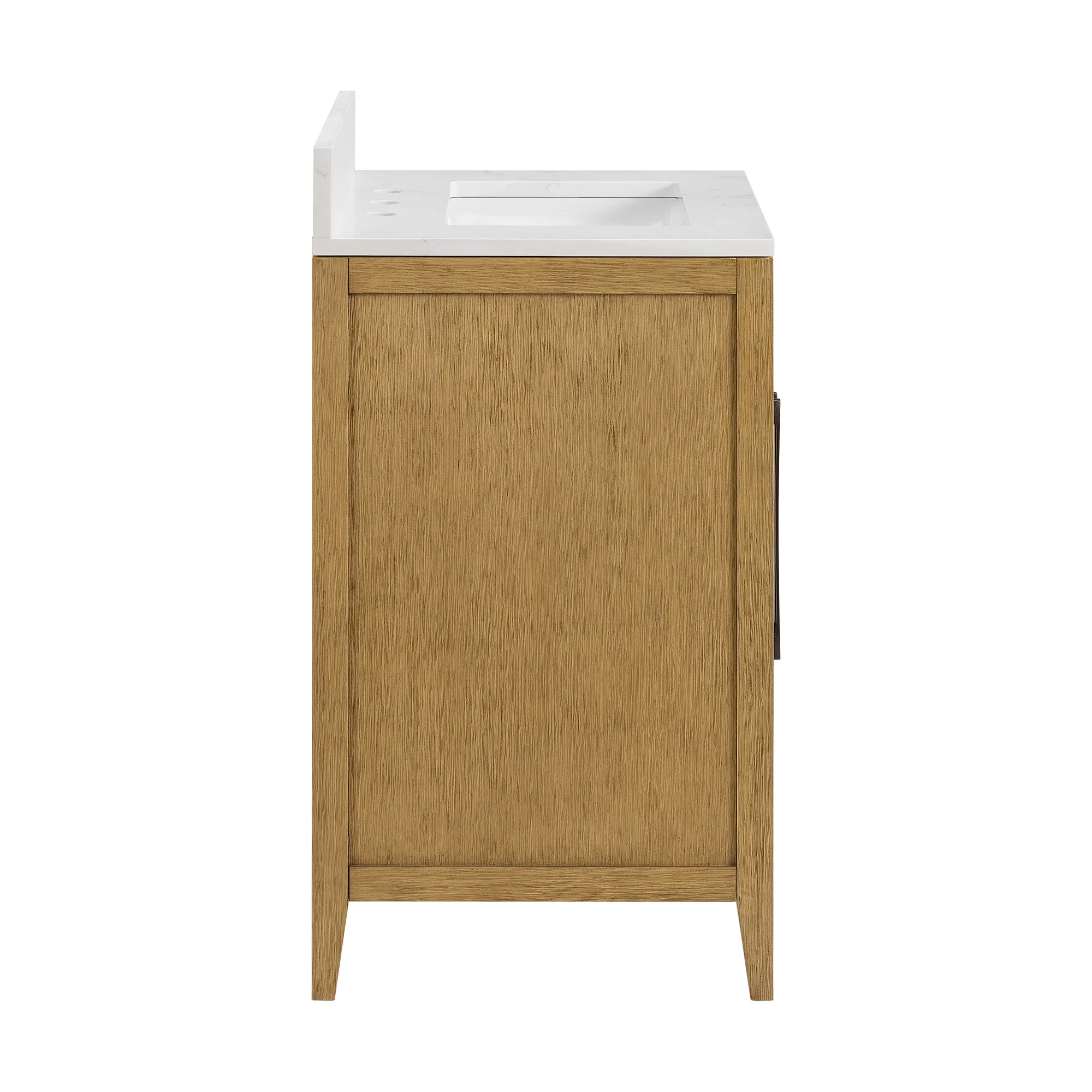 Bergen 24"W x 20"D RTA Single Bathroom Vanity | Calacatta Gold Quartz Countertop - Image 14