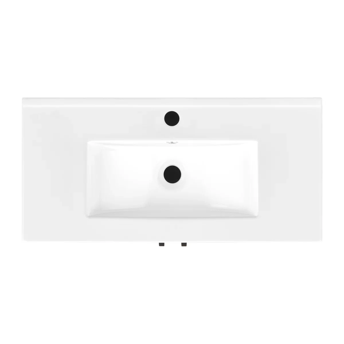 Bergen 30"W x 14"D Single Bathroom Vanity | White Porcelain Countertop - Image 9