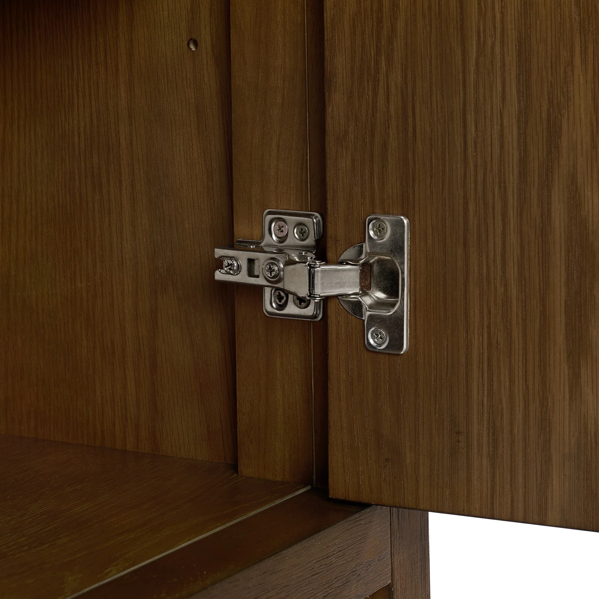 Bergen 36"W x 22"D Single Sink Bathroom Vanity | Enhanced Brown Oak | Calacatta Gold Quartz - Image 7
