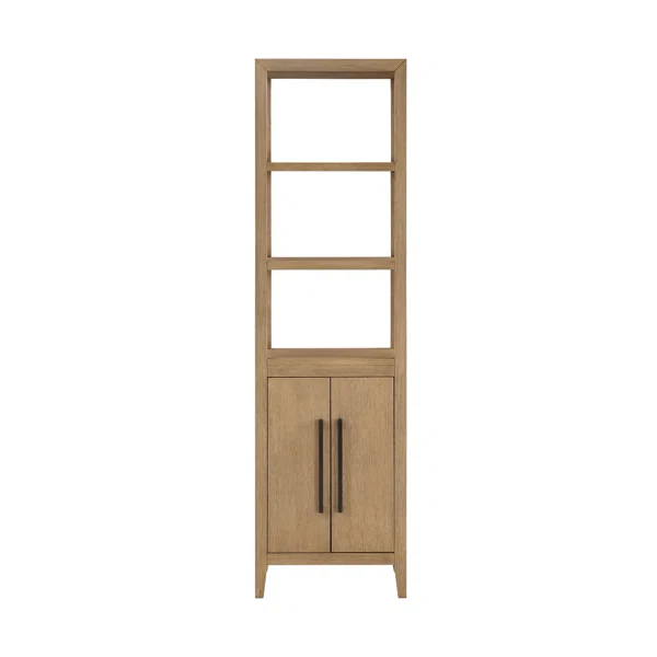 Bergen 72" H Linen Cabinet in Wire Brushed Oak - Image 7