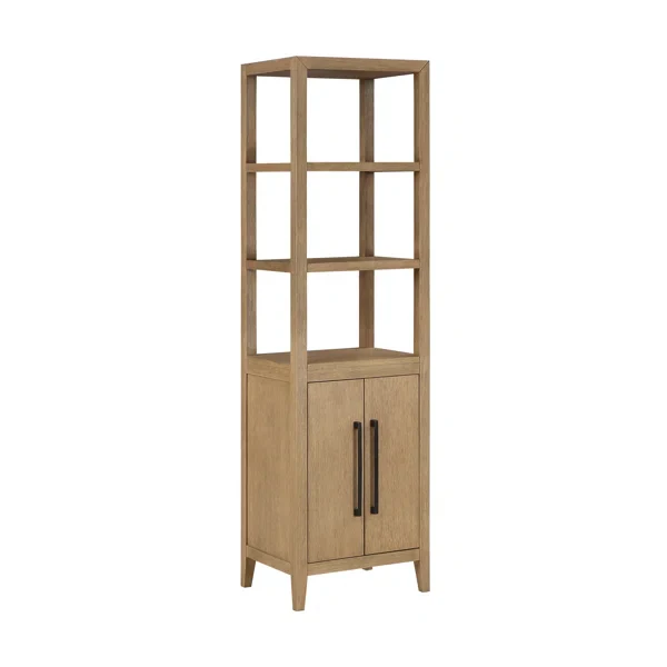 Bergen 72" H Linen Cabinet in Wire Brushed Oak - Image 8