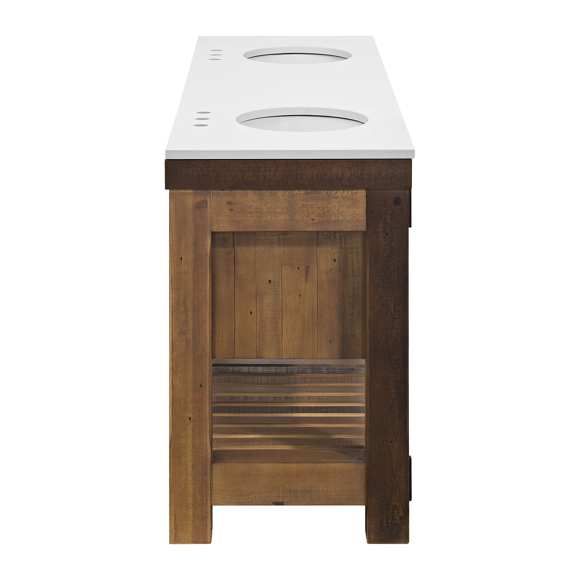 Telluride 84" Double Bathroom Vanity | Quartz Countertop - Image 13