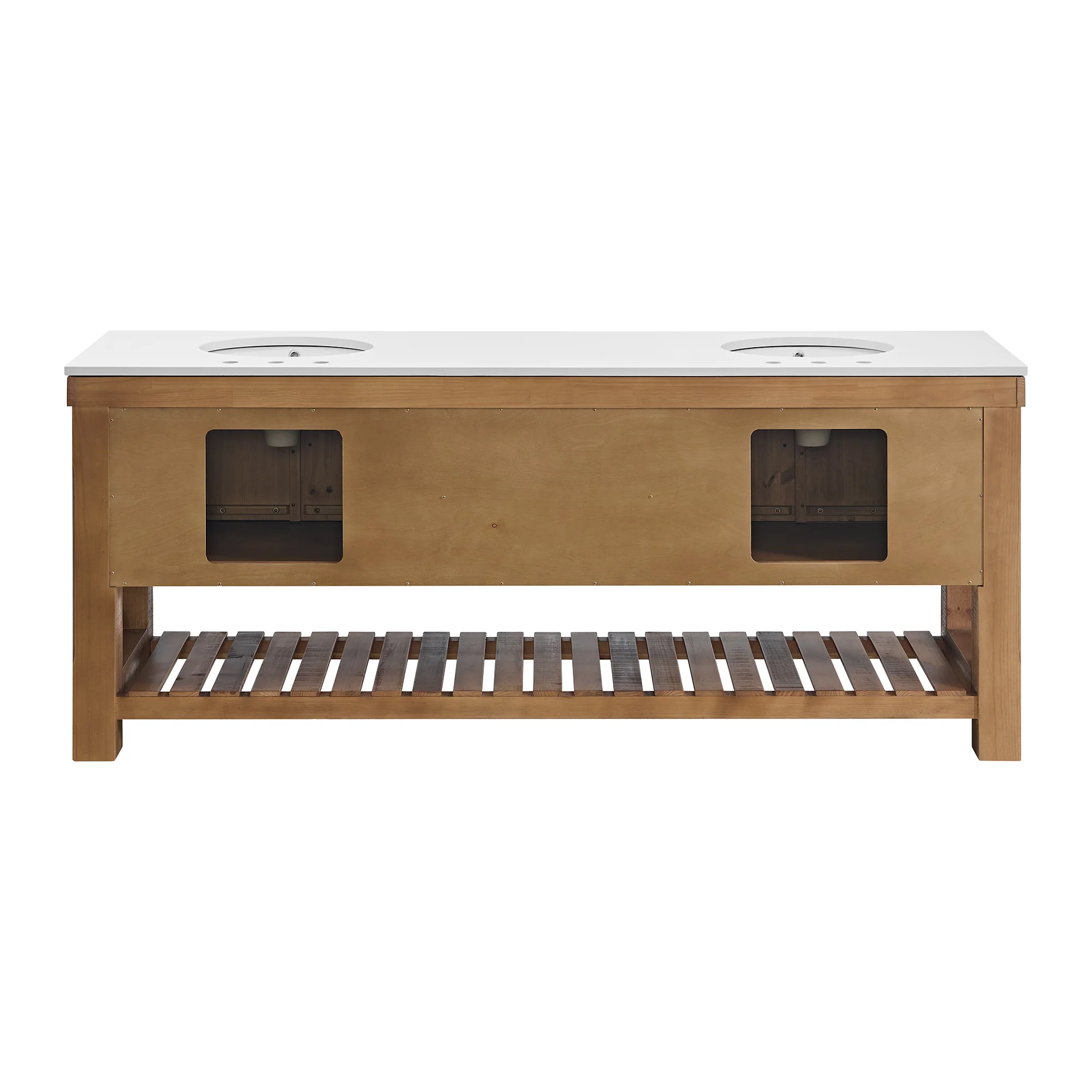 Telluride 84" Double Bathroom Vanity | Quartz Countertop - Image 14