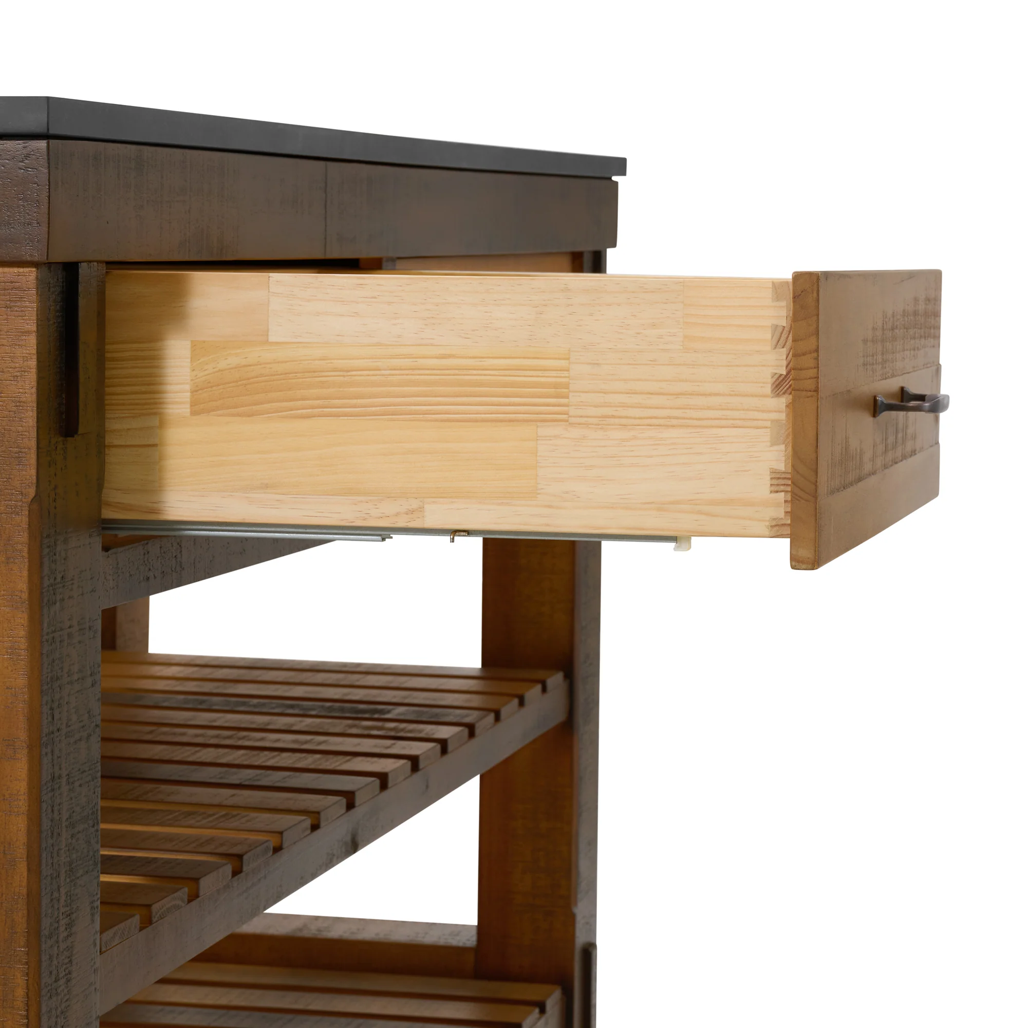 Telluride 54" Kitchen Island | Quartz Countertop - Image 11