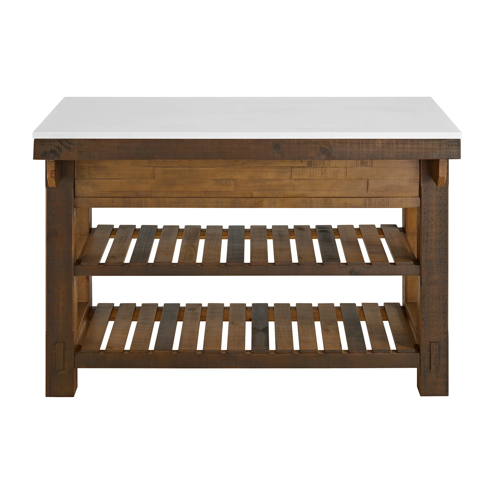 Telluride 54" Kitchen Island | Quartz Countertop - Image 38