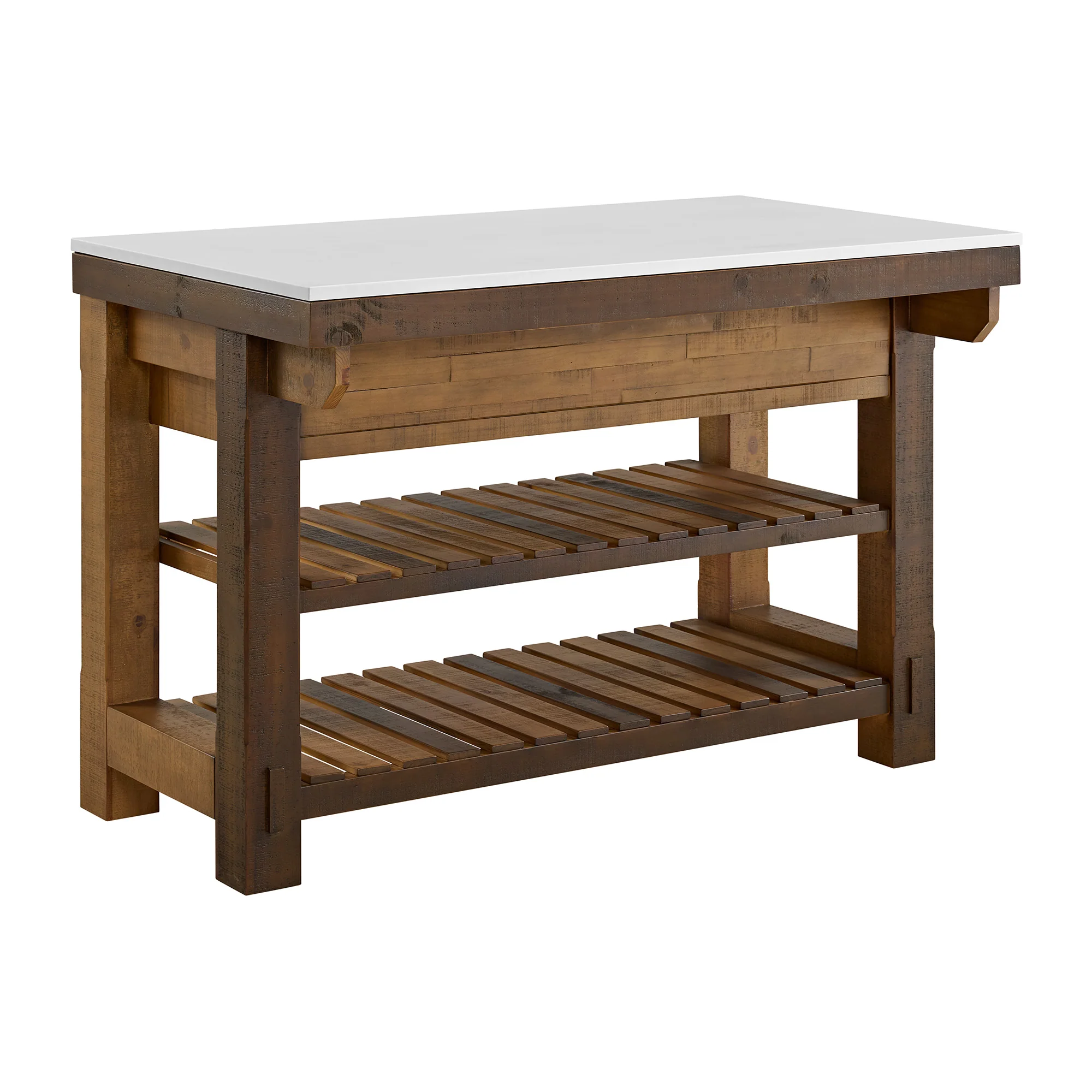 Telluride 54" Kitchen Island | Quartz Countertop - Image 39