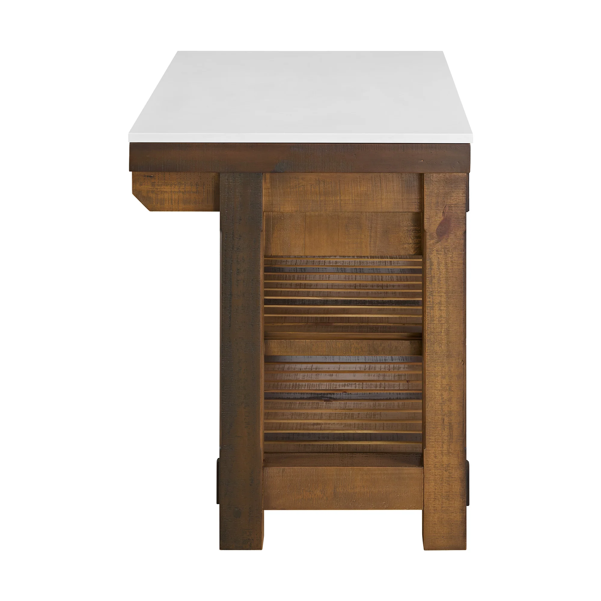 Telluride 54" Kitchen Island | Quartz Countertop - Image 40