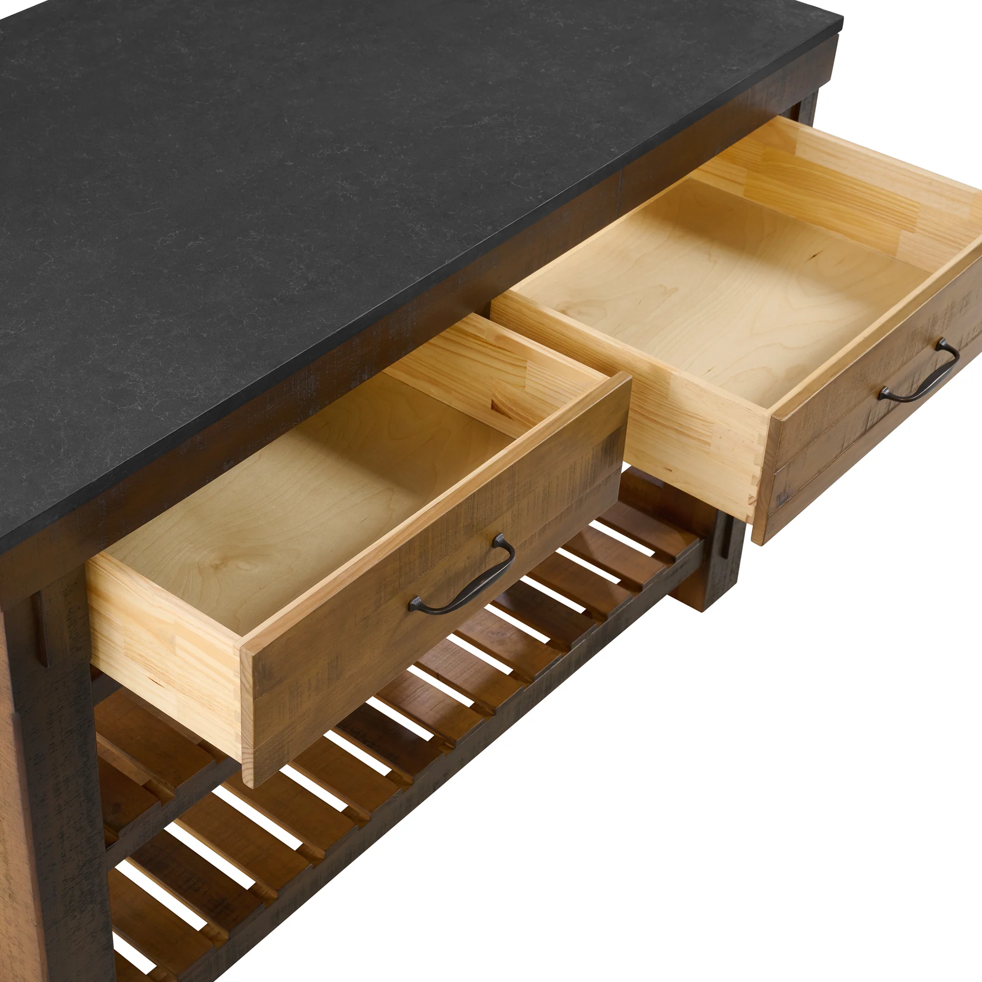 Telluride 54" Kitchen Island | Quartz Countertop - Image 8