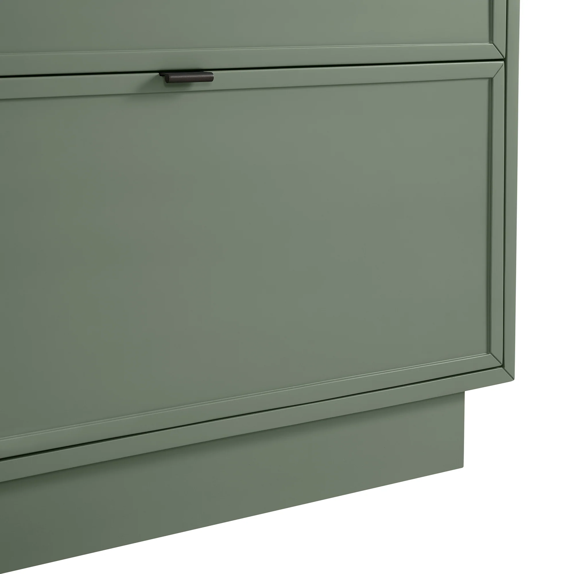 Brookline 36" Kitchen Island in Organic Green | Butcher Block Countertop - Image 19