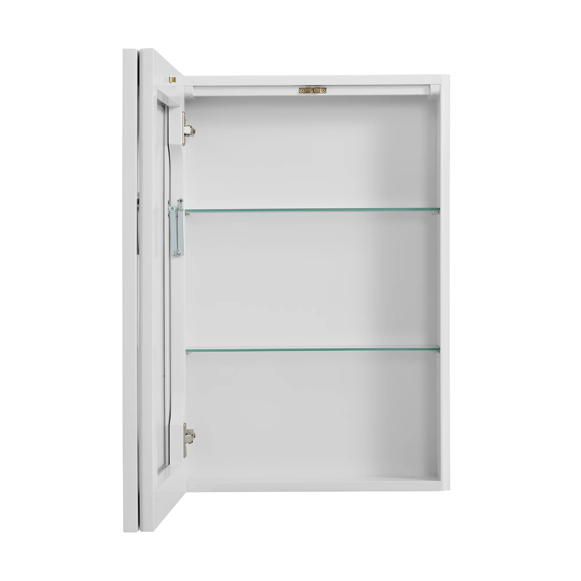 Cameron 20-inch ADA Tilt Mirror Medicine Cabinet in White Painted Wood - Image 5