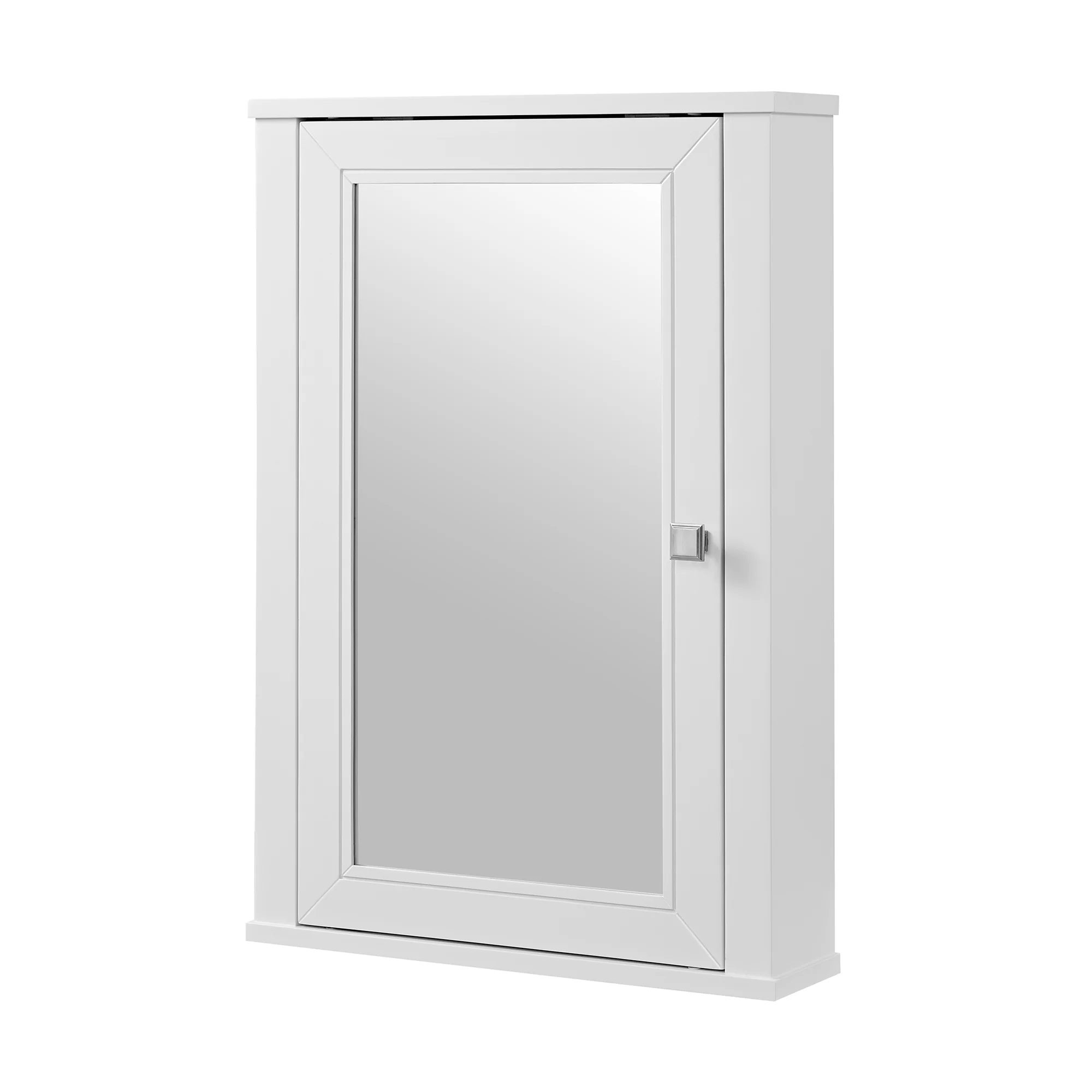 Charlotte 21" Single Door Reversible Medicine Cabinet in White - Image 8
