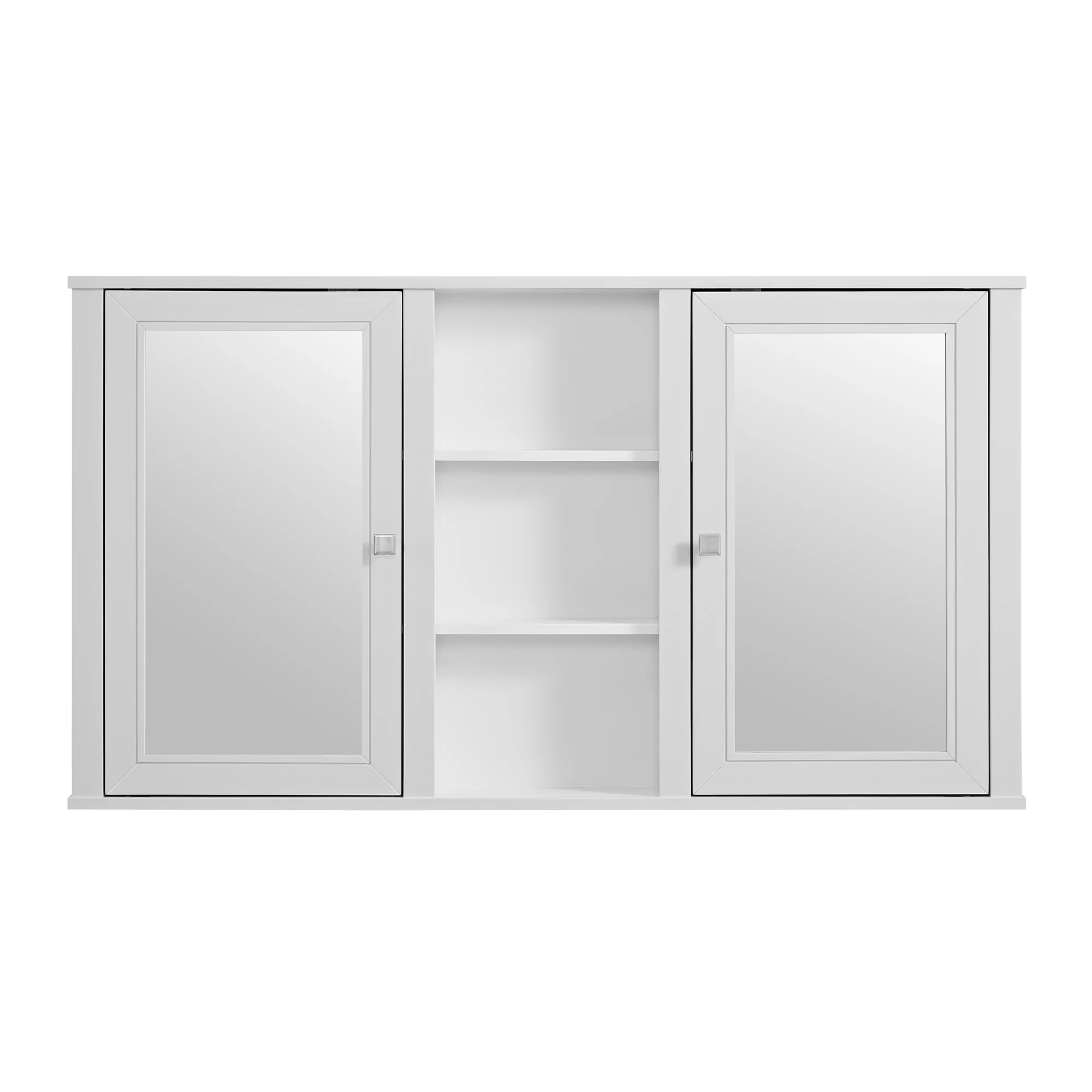 Charlotte 54" Double Reversible Door Medicine Cabinet in White - Image 12