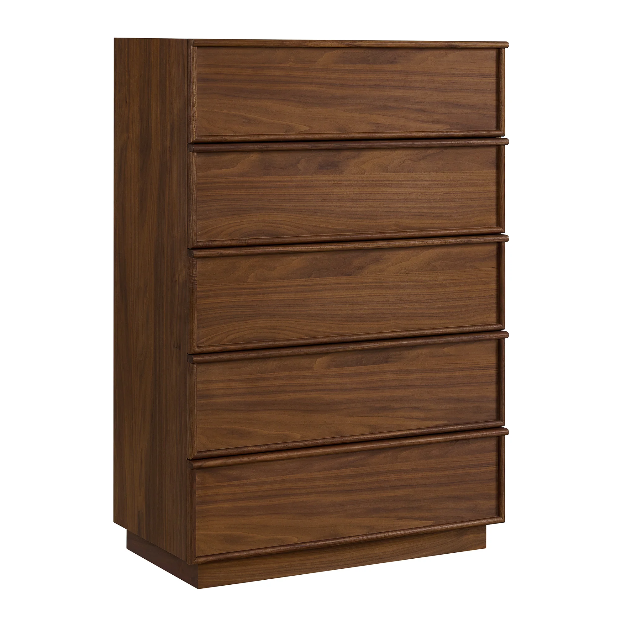 Cooper 36"  Five Drawer Tall Dresser in Natural Walnut - Image 6