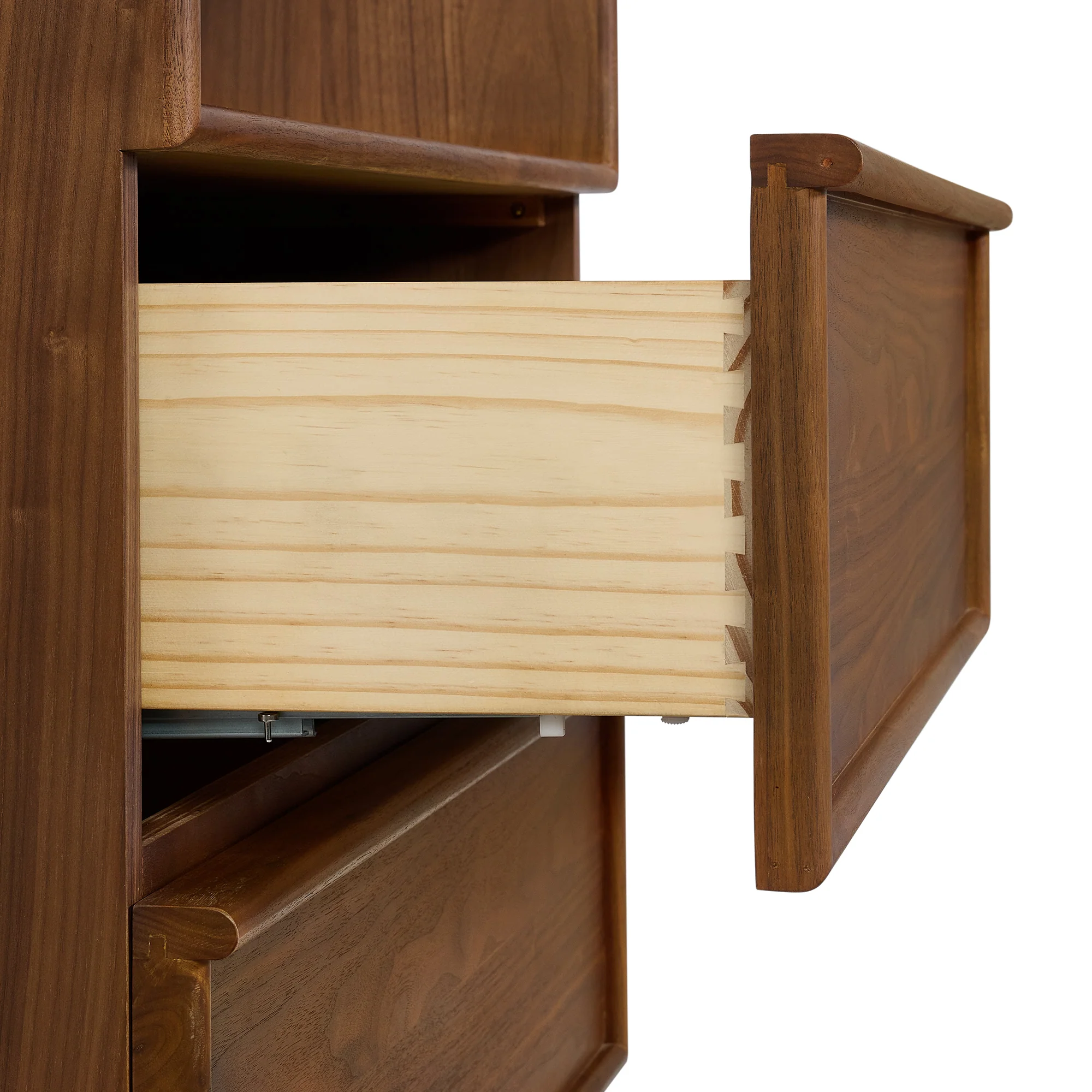 Cooper 72" Mid-Century Walnut Bookshelves - Image 12