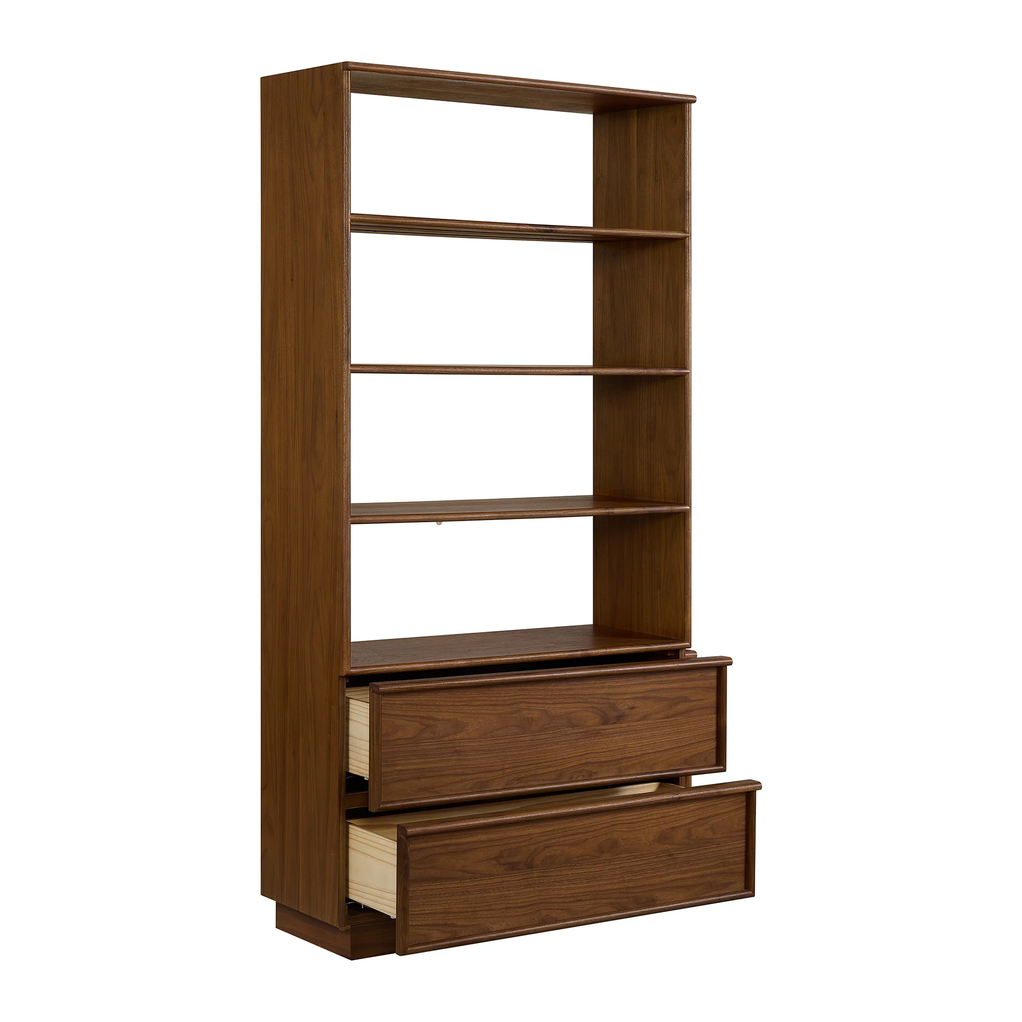 Cooper 72" Mid-Century Walnut Bookshelves - Image 7