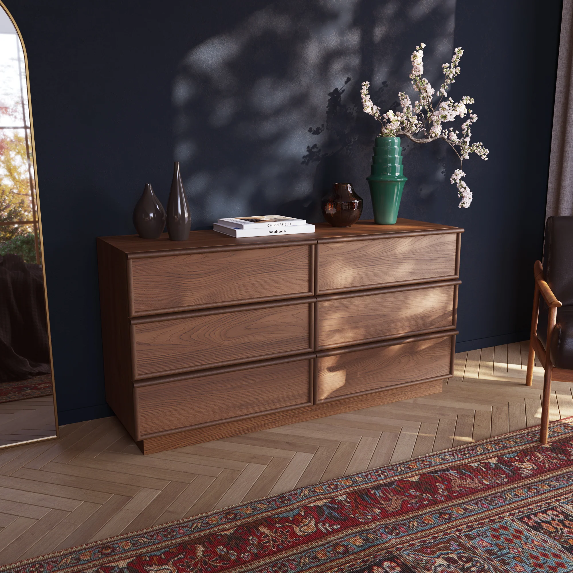 Cooper 60" Walnut Dresser - Image 3