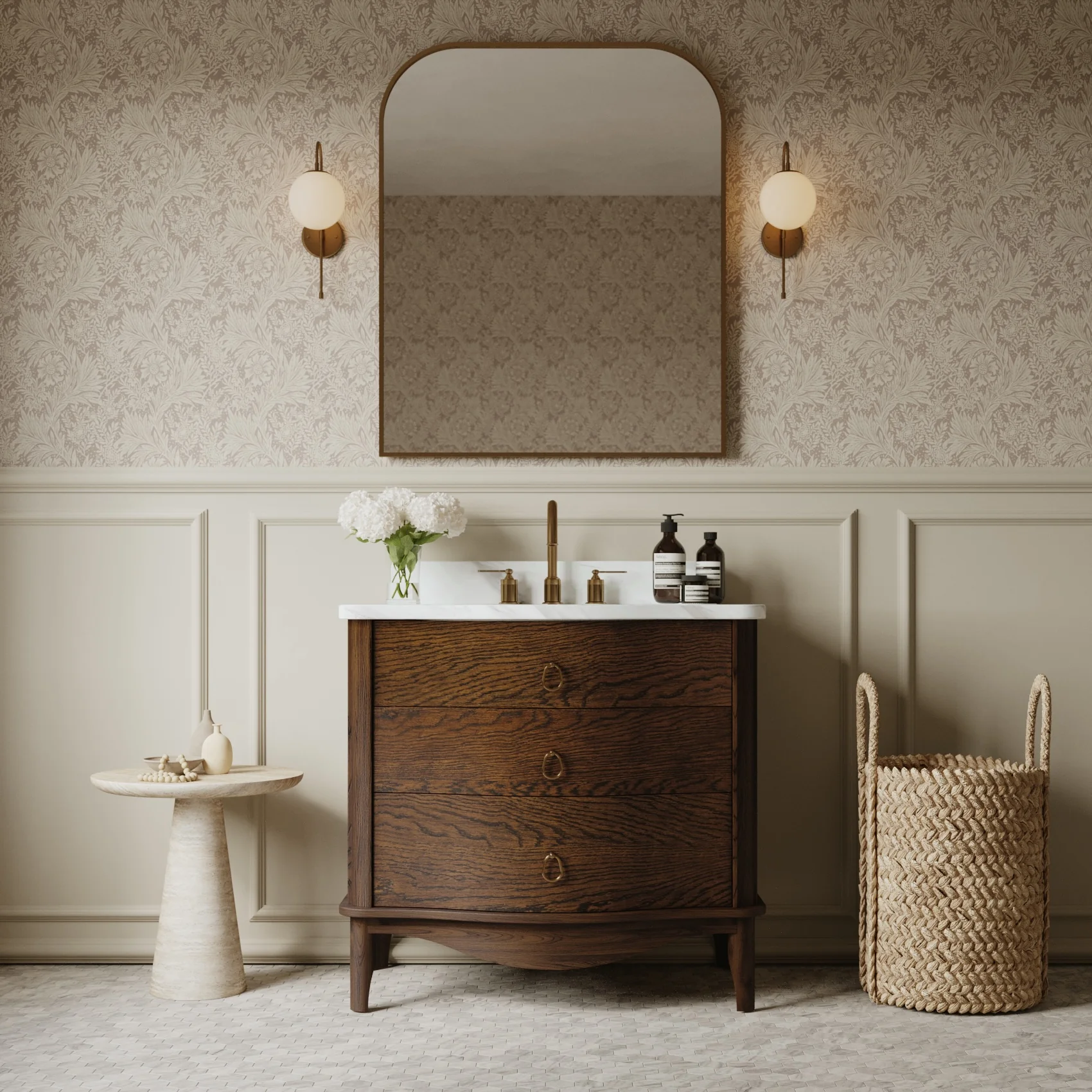 Grace 36" Single Bathroom Vanity | Statuario Quartz Countertop - Image 16