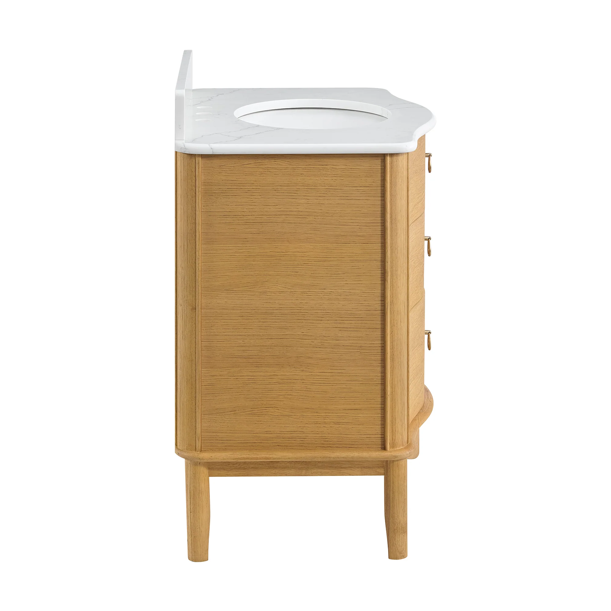 Grace 36" Single Bathroom Vanity | Statuario Quartz Countertop - Image 13