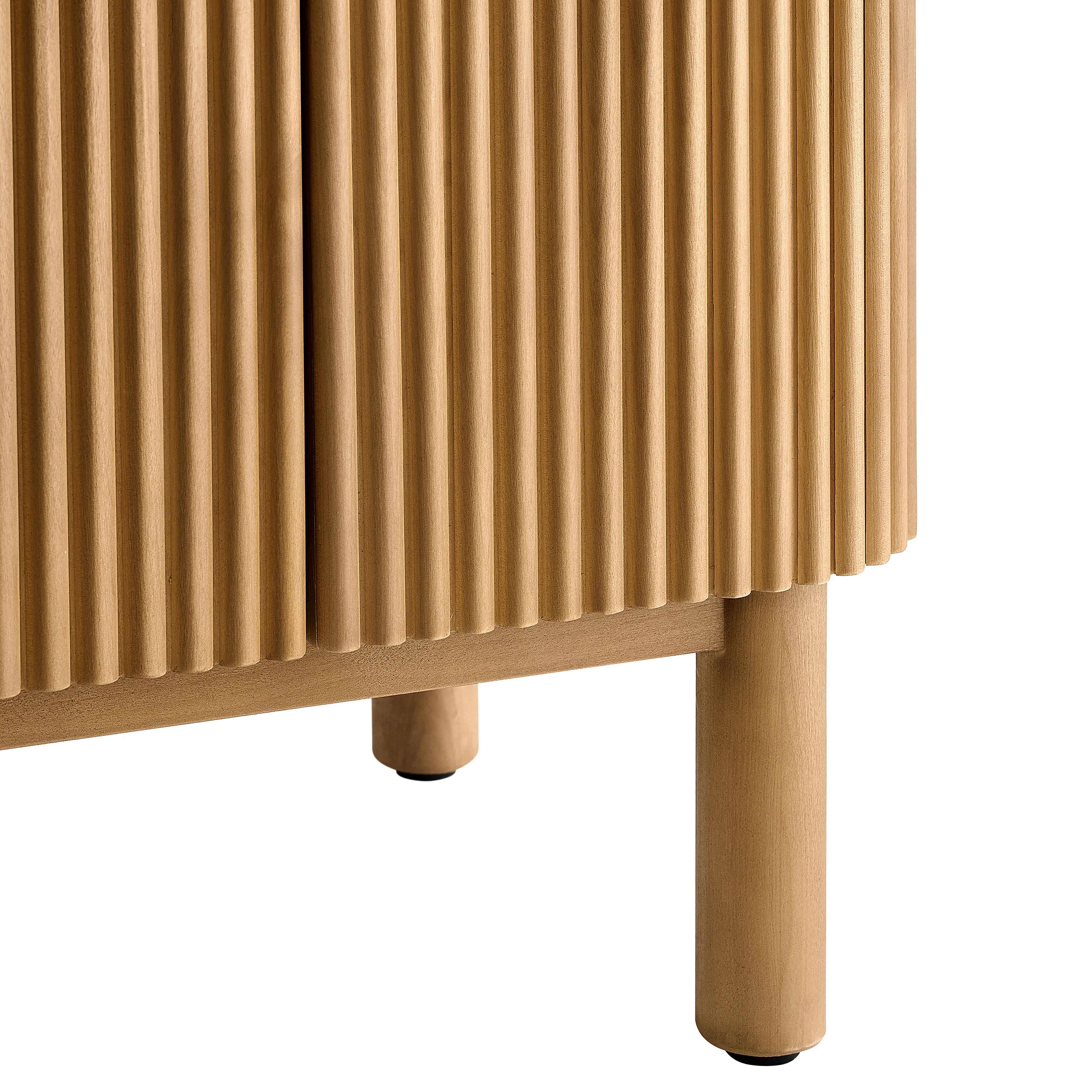 Havana 2-Door Reeded Freestanding Linen Cabinet - Image 9