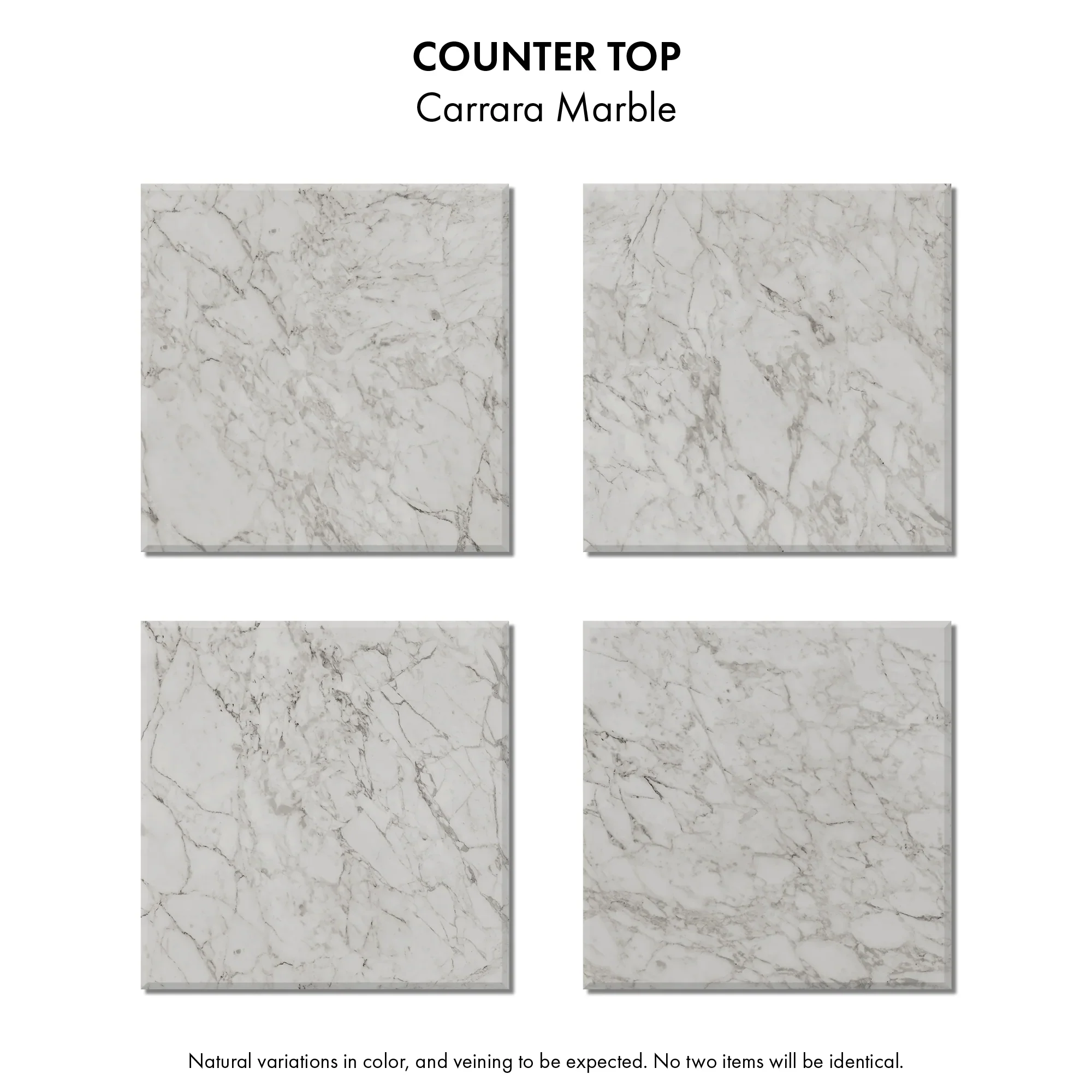 Havana 42" Single Bathroom Vanity in Brown Reeded Birch | Carrara Marble Countertop - Image 14