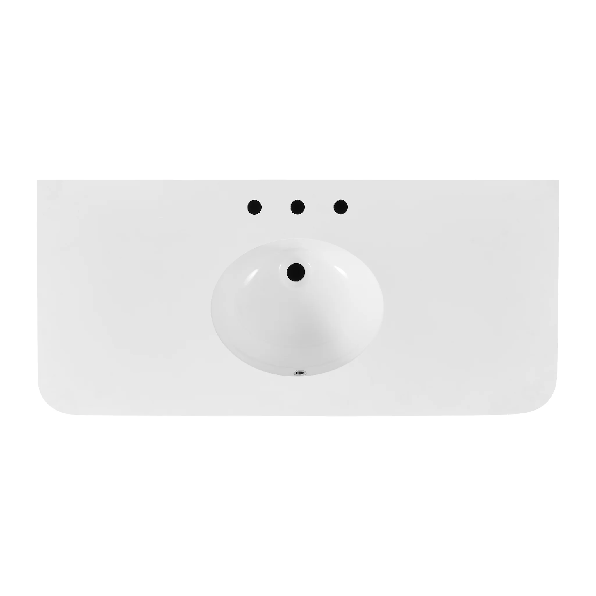 Havana 48" Single Bathroom Vanity in Reeded Birch | Quartz Countertop - Image 9