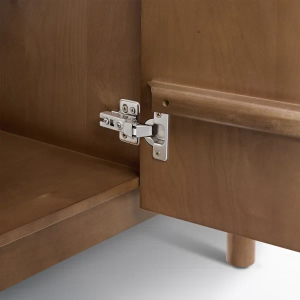 Havana 48" Single Bathroom Vanity in Brown Reeded Birch | Carrara Marble Countertop - Image 21