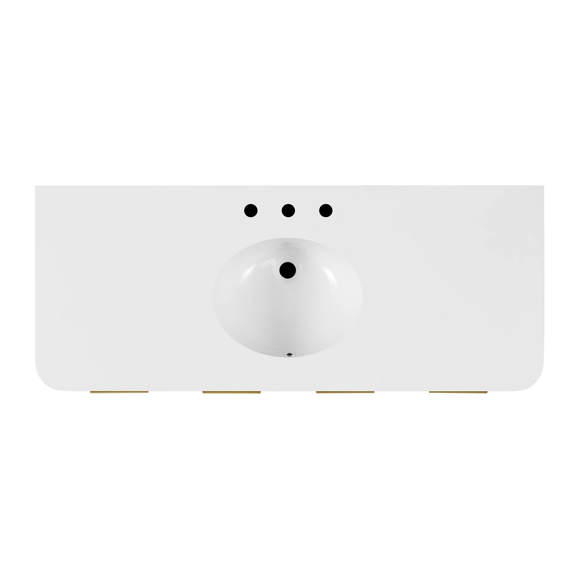 Havana 54" Single Bathroom Vanity in Reeded Birch | White Quartz Countertop - Image 11