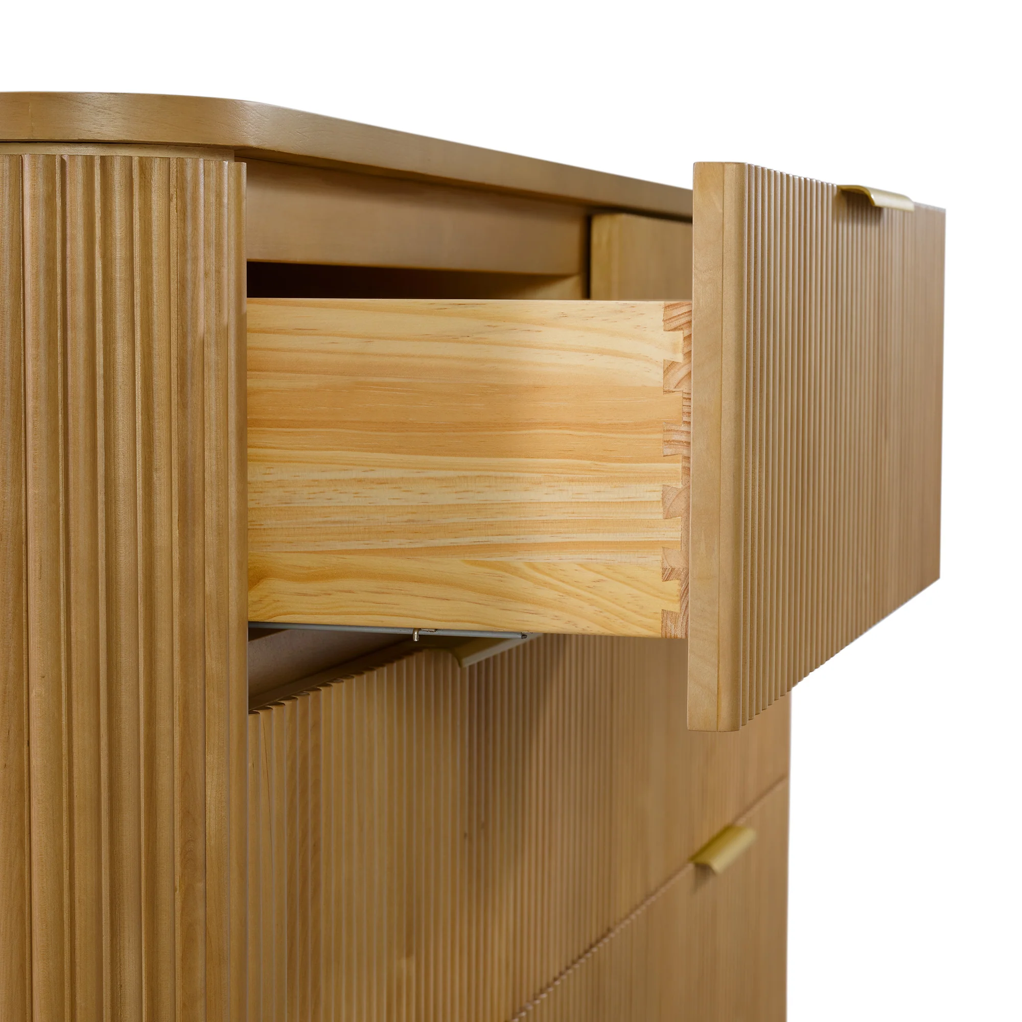 Havana 60" 6-Drawer Dresser in Reeded Birch - Image 10