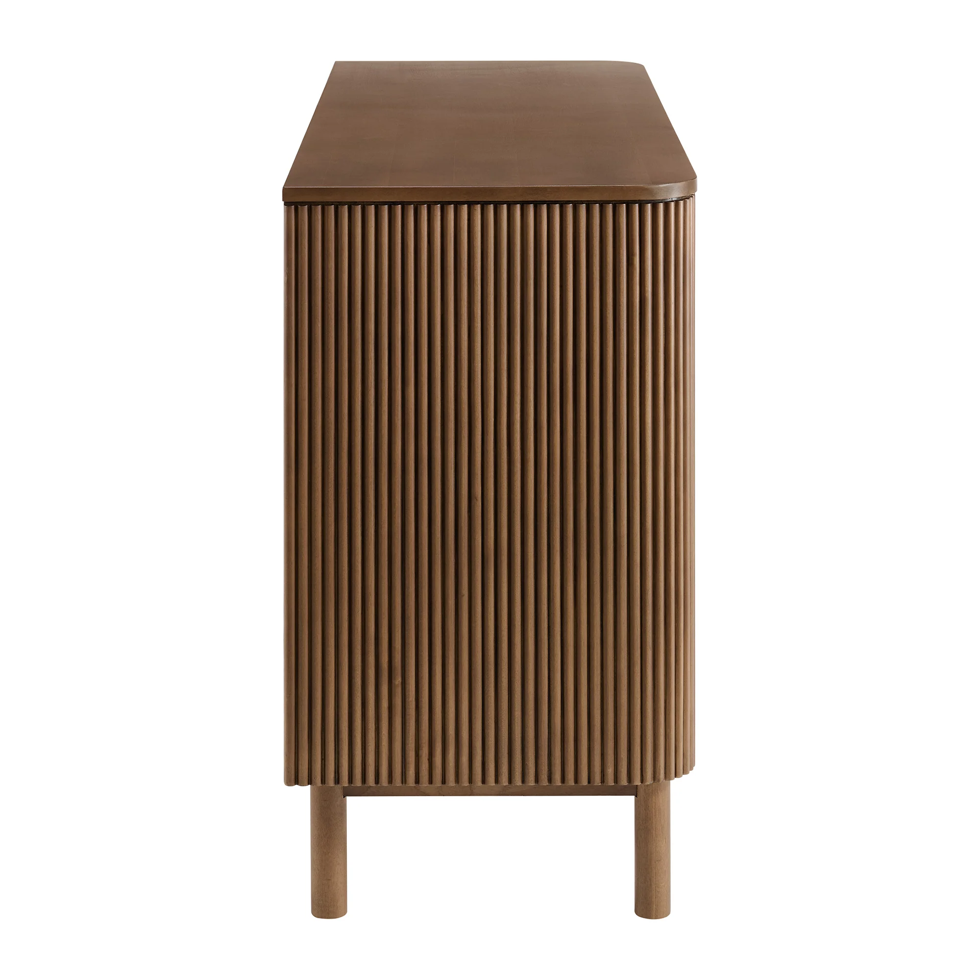 Havana 60" 6 Drawer Dresser |  Brown Reeded Birch - Image 10
