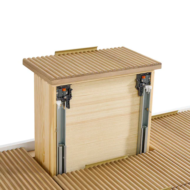 Havana 60" Double Bathroom Vanity in Reeded Birch | Quartz Countertop - Image 10