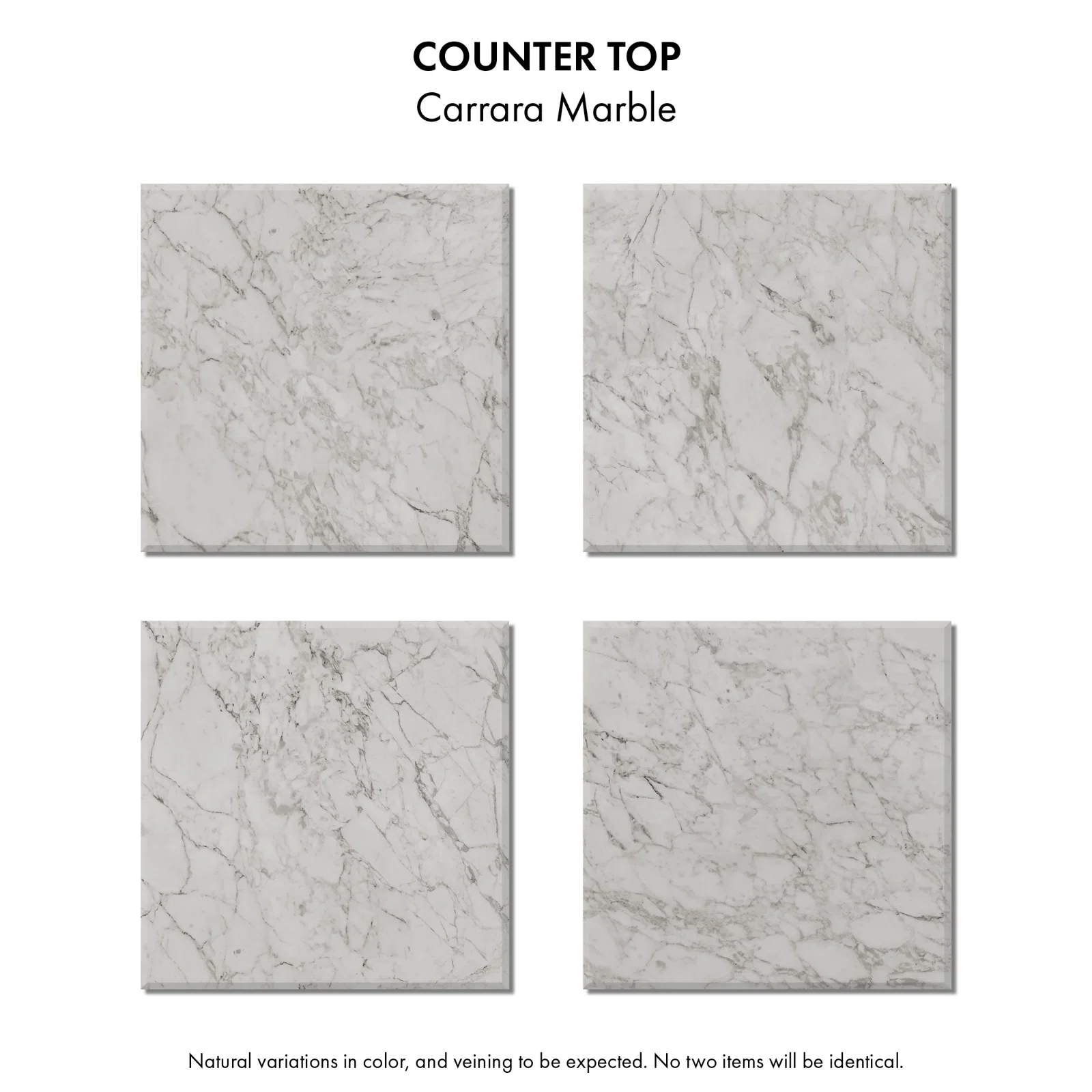 Havana 72" Double Bathroom Vanity in Brown Reeded Birch | Carrara Marble Countertop - Image 12