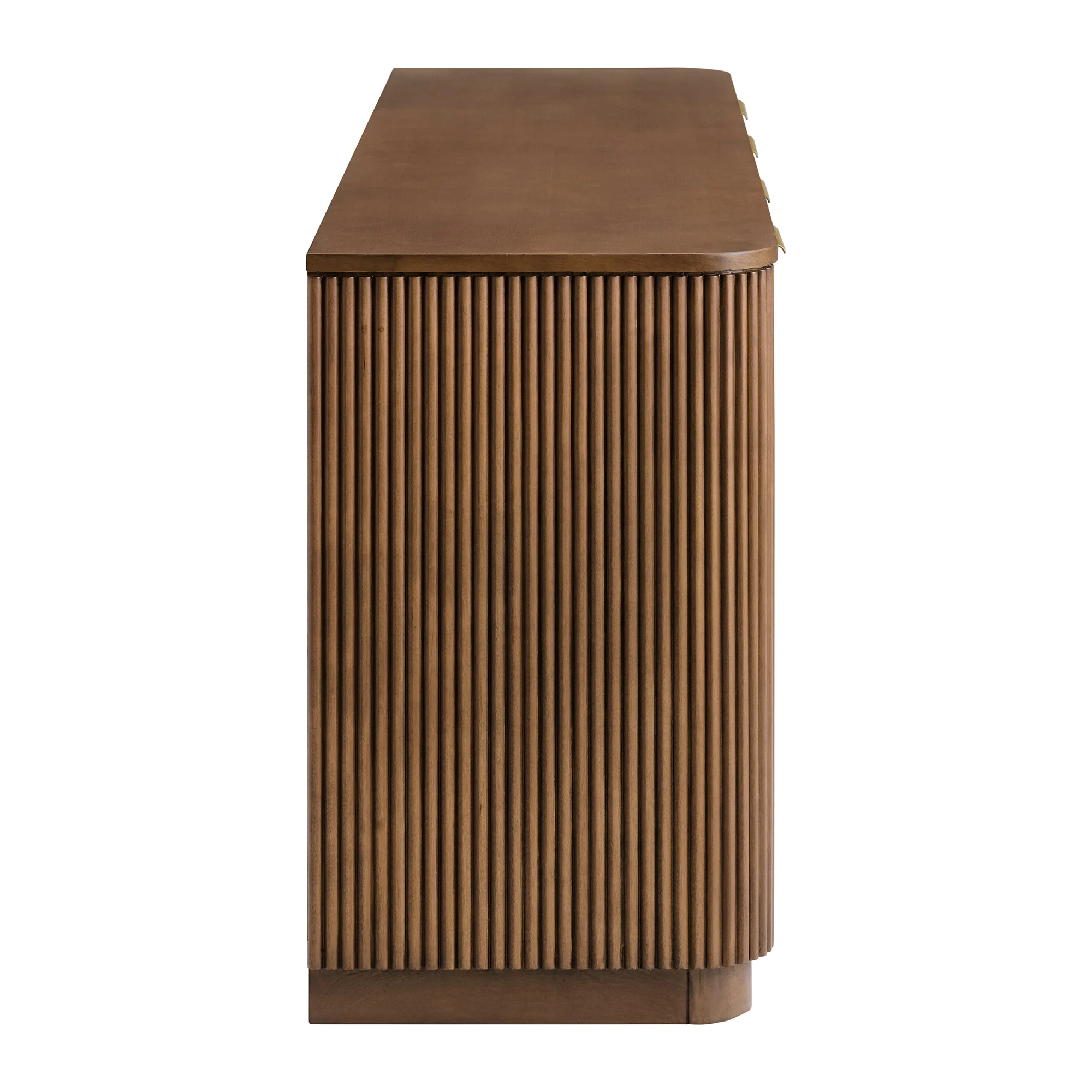 Havana 73.5" Sideboard in Brown Reeded Birch Finish - Image 10