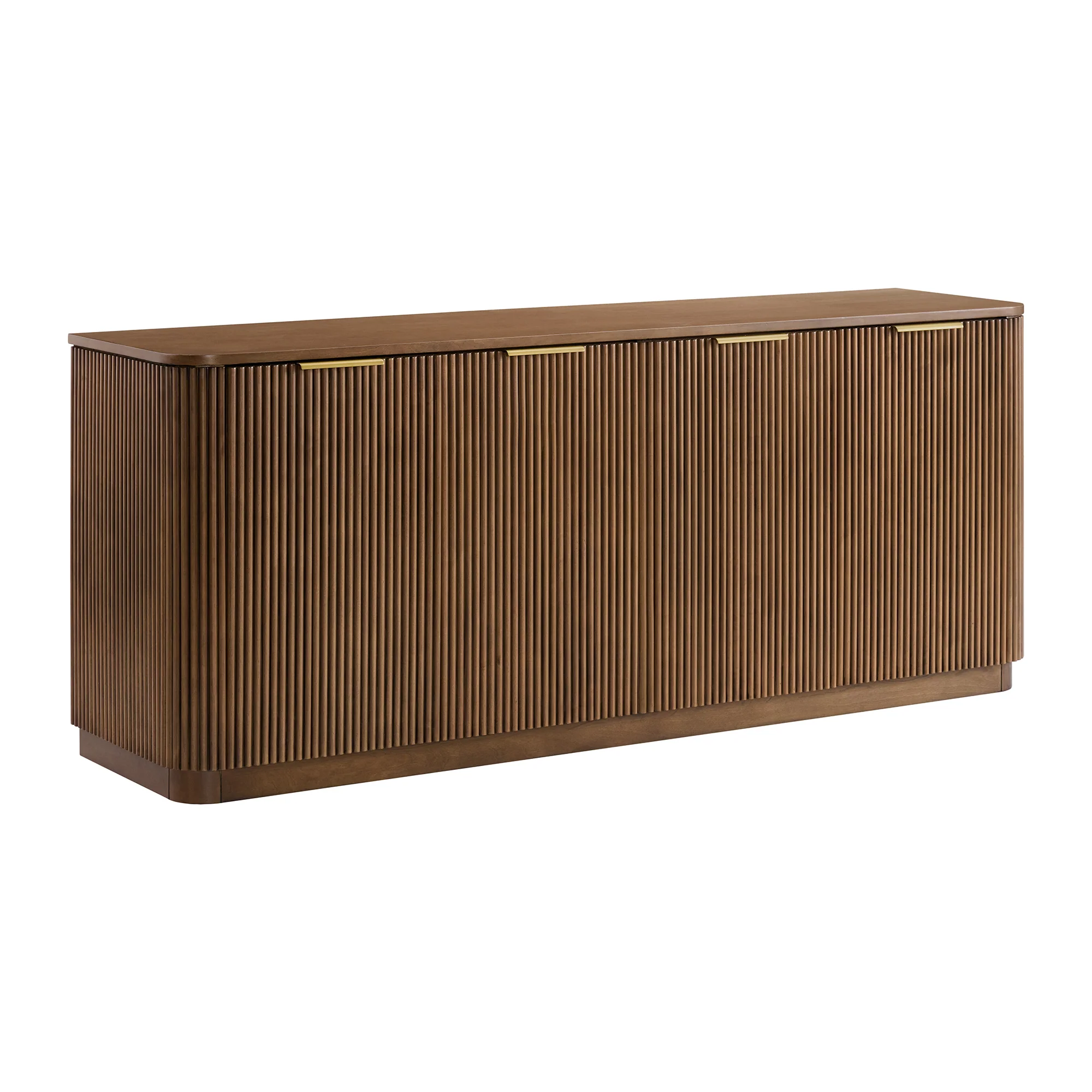 Havana 73.5" Sideboard in Brown Reeded Birch Finish - Image 5