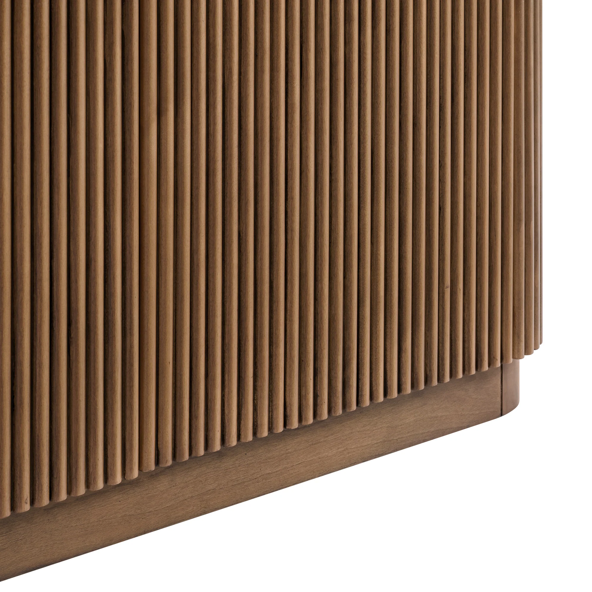 Havana 73.5" Sideboard in Brown Reeded Birch Finish - Image 9
