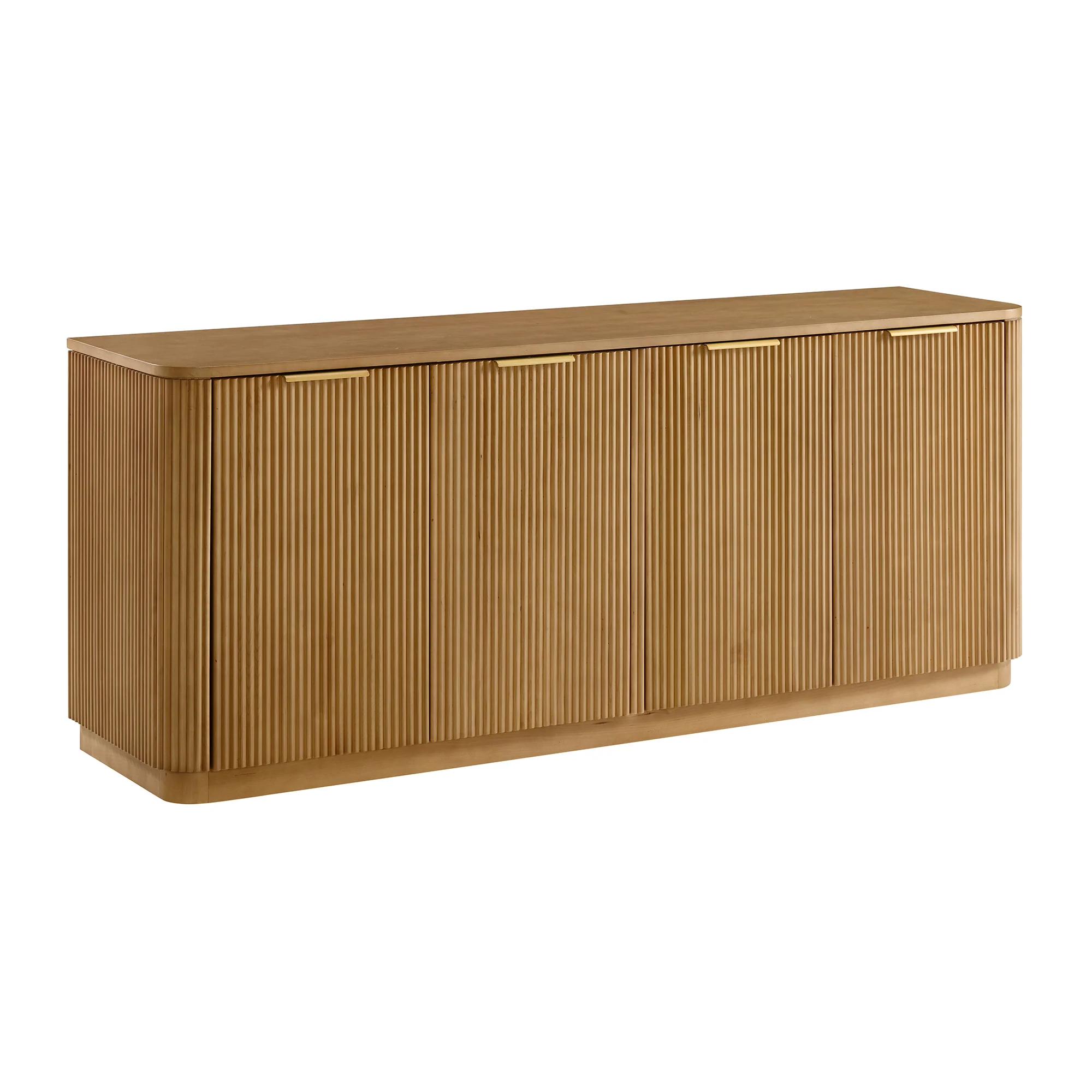 Havana 74" Sideboard in Reeded Birch Finish - Image 7
