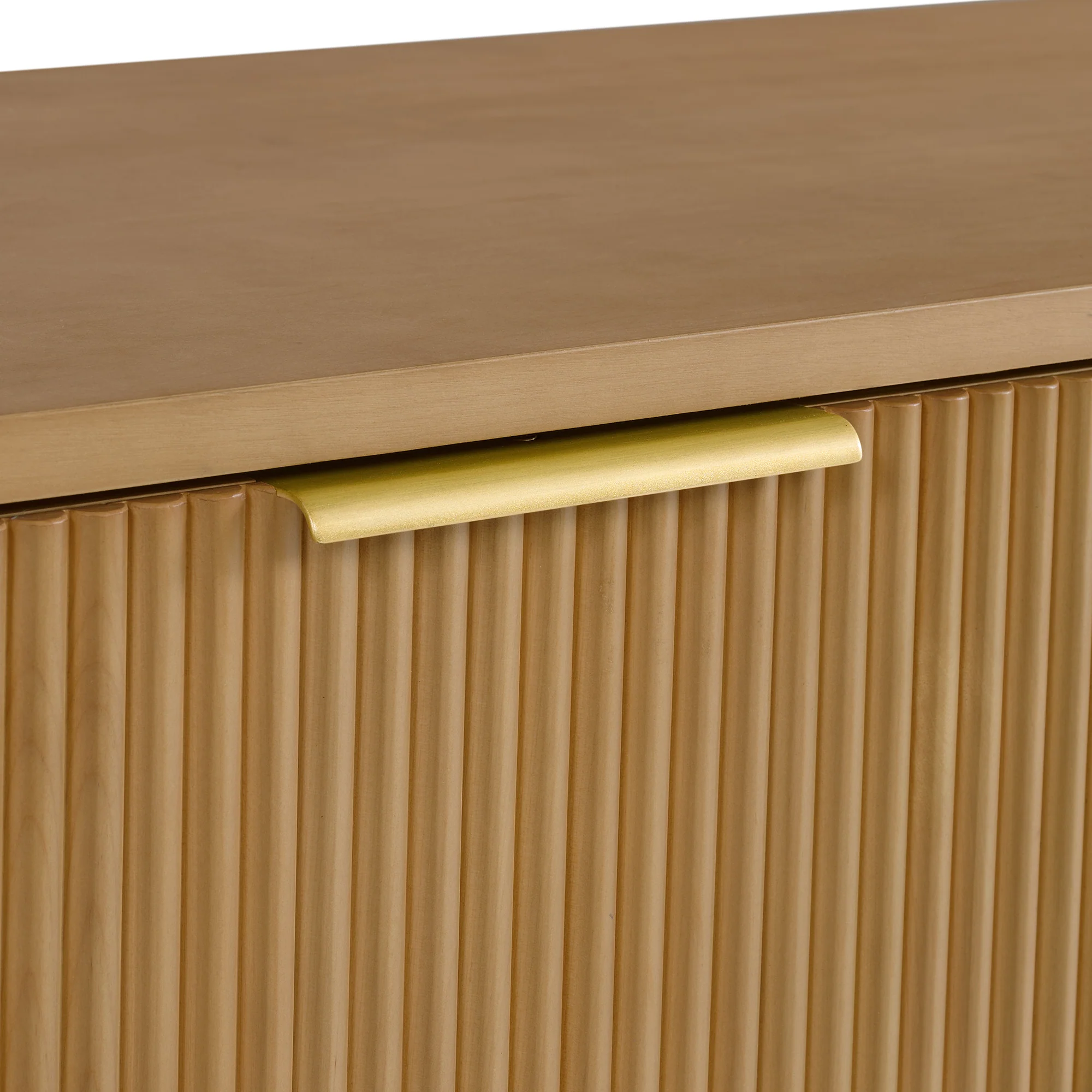 Havana 74" Sideboard in Reeded Birch Finish - Image 9