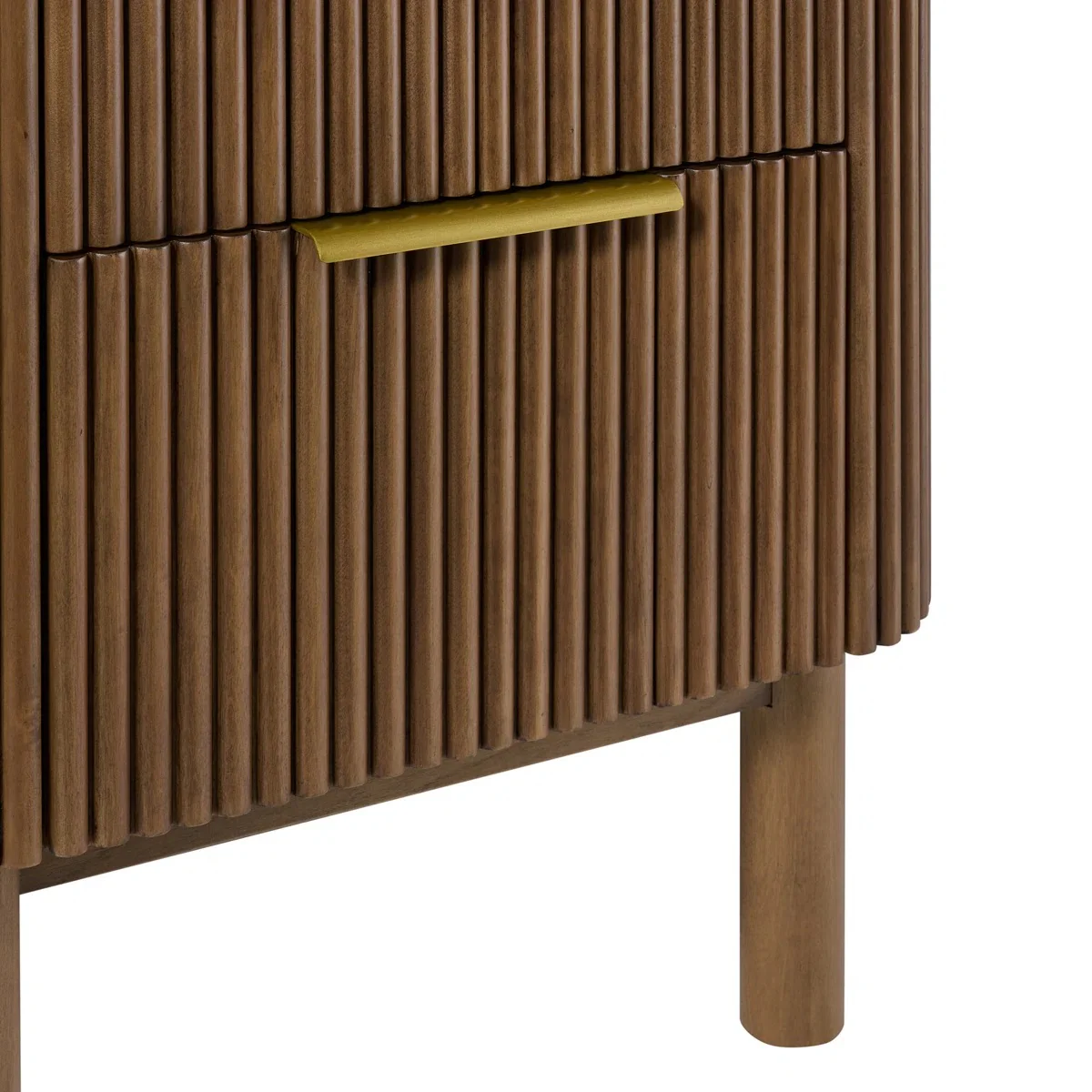 Havana Nightstand in Brown Reeded Birch - Image 10
