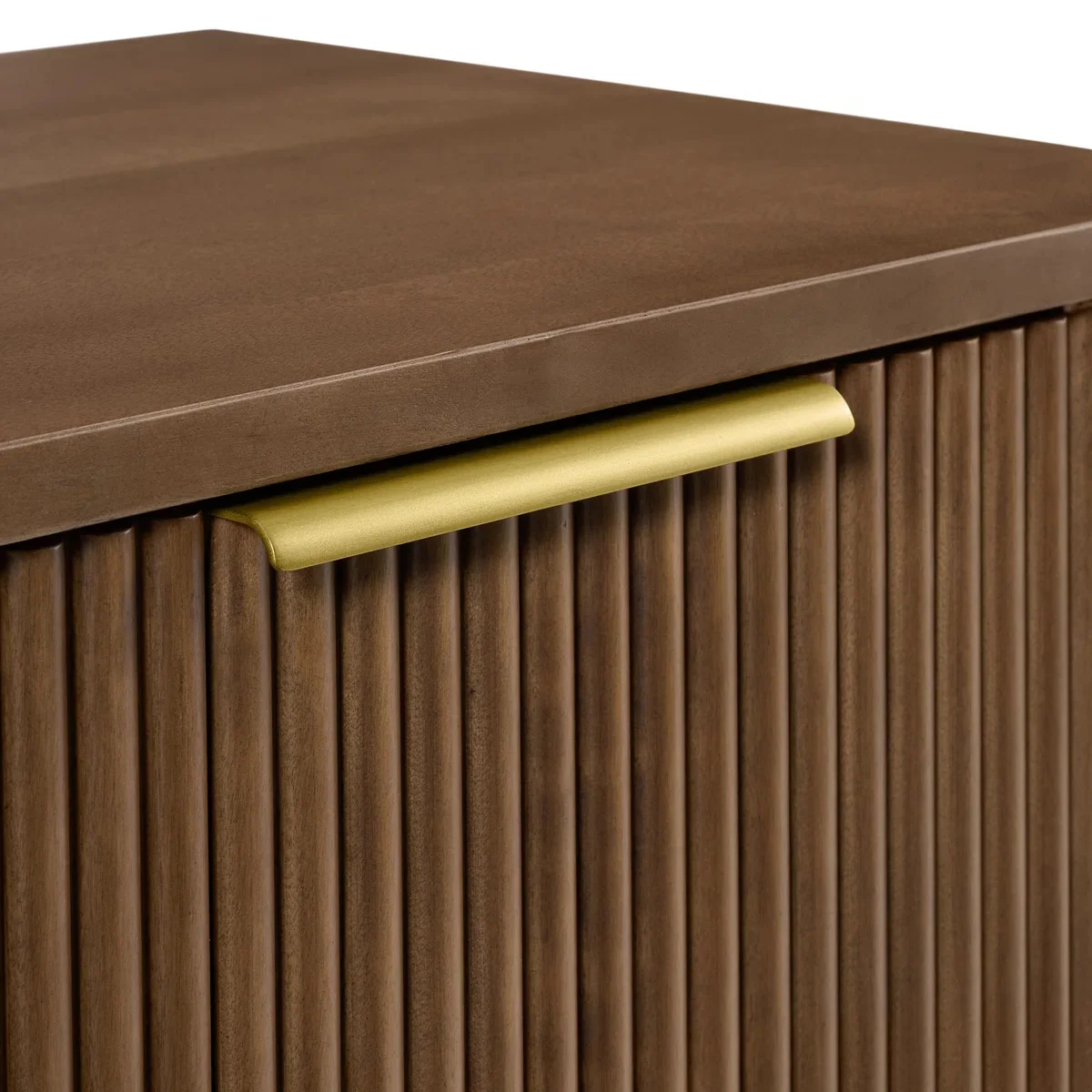 Havana Nightstand in Brown Reeded Birch - Image 9