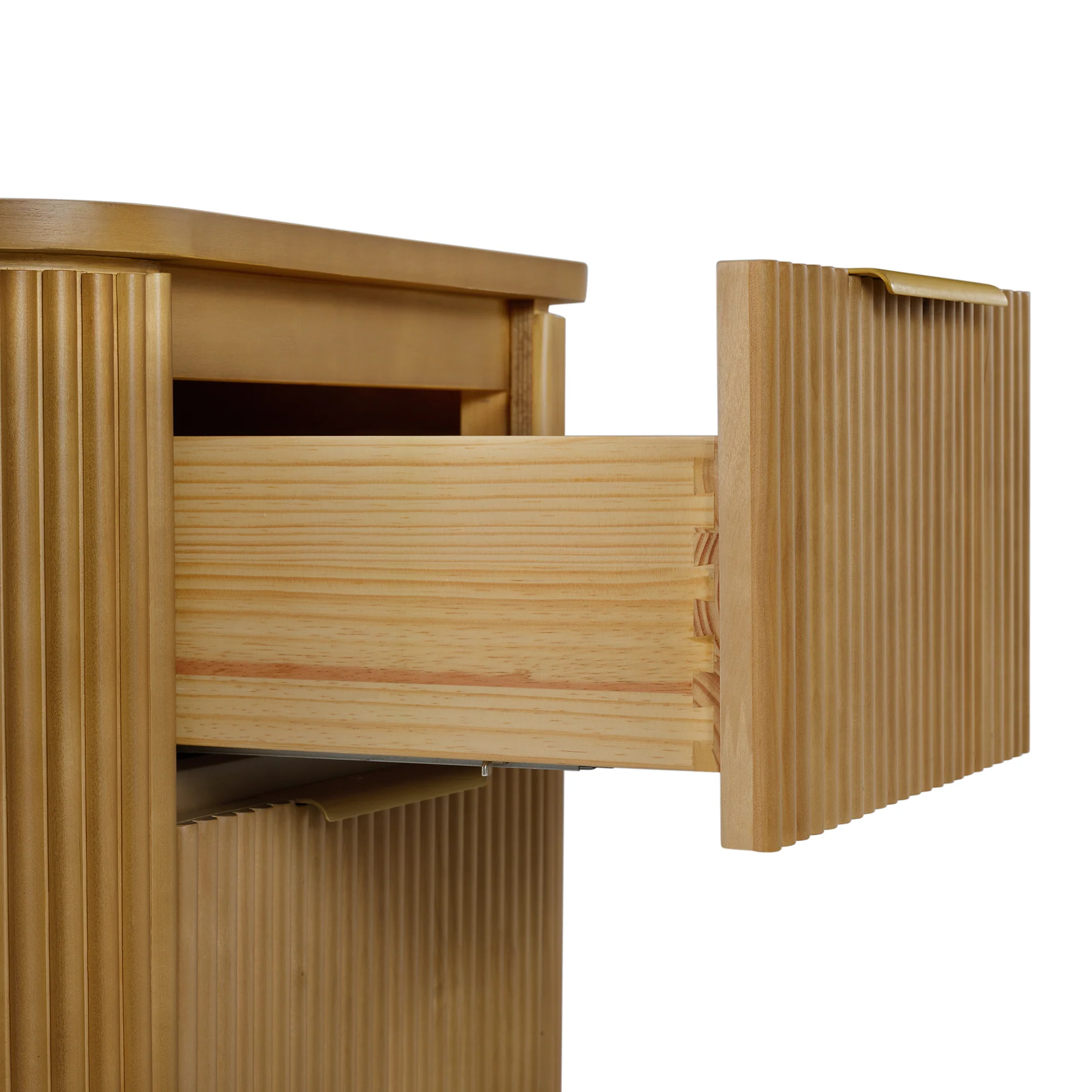 Havana Nightstand in Reeded Birch - Image 7