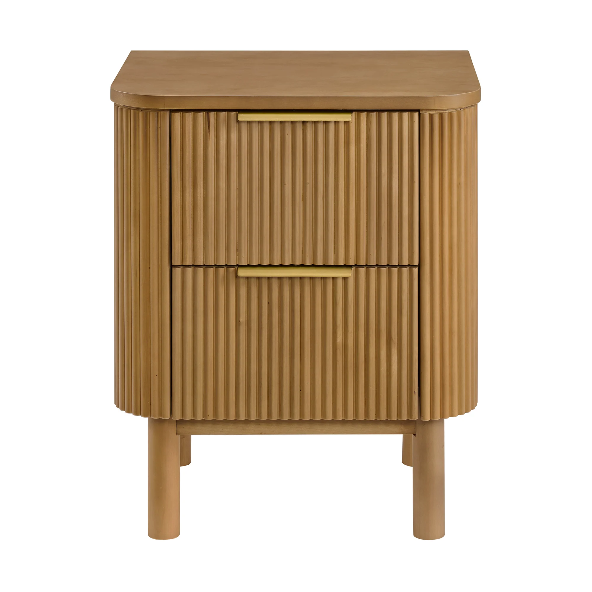 Havana Nightstand in Reeded Birch - Image 9