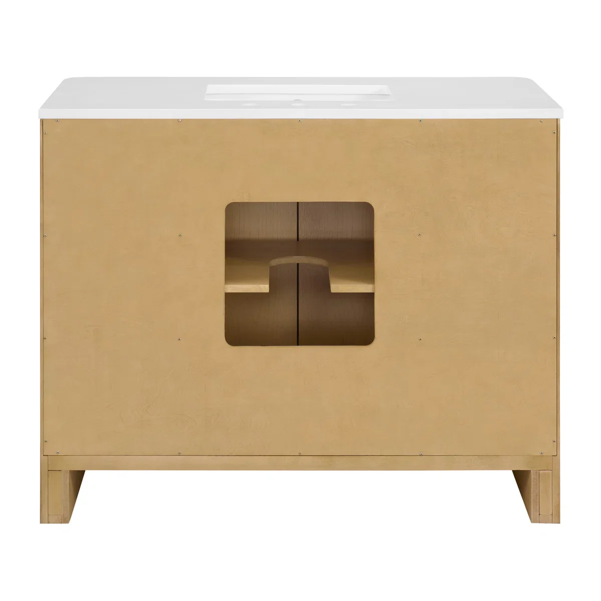 Hounslow 42" Width Single Bathroom Vanity | White Quartz Countertop - Image 5